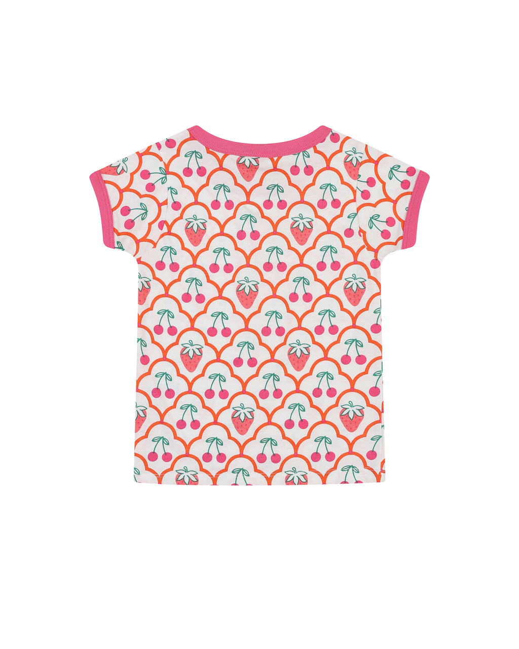 organic cotton - Cody Short Sleeve T-Shirt - Cherry Berry - T-Shirt - Ameelo - baby kids clothing