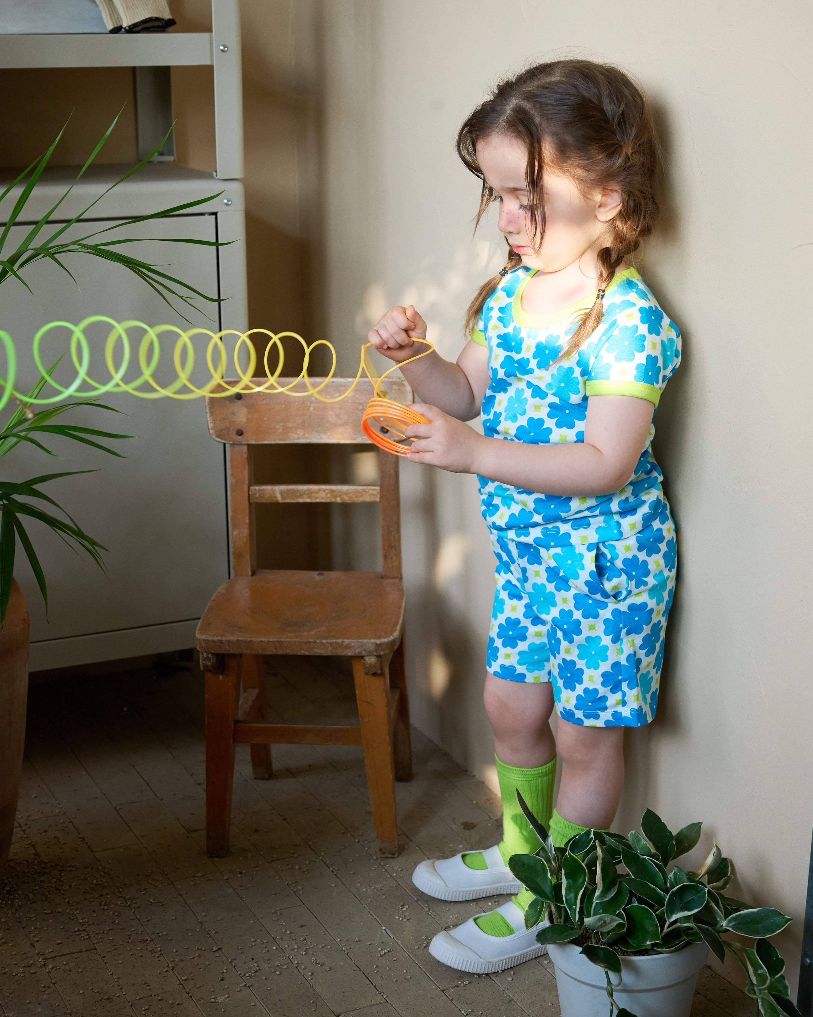 organic cotton - Cody Short Sleeve T-Shirt - Sky Clover - T-Shirt - Ameelo - baby kids clothing