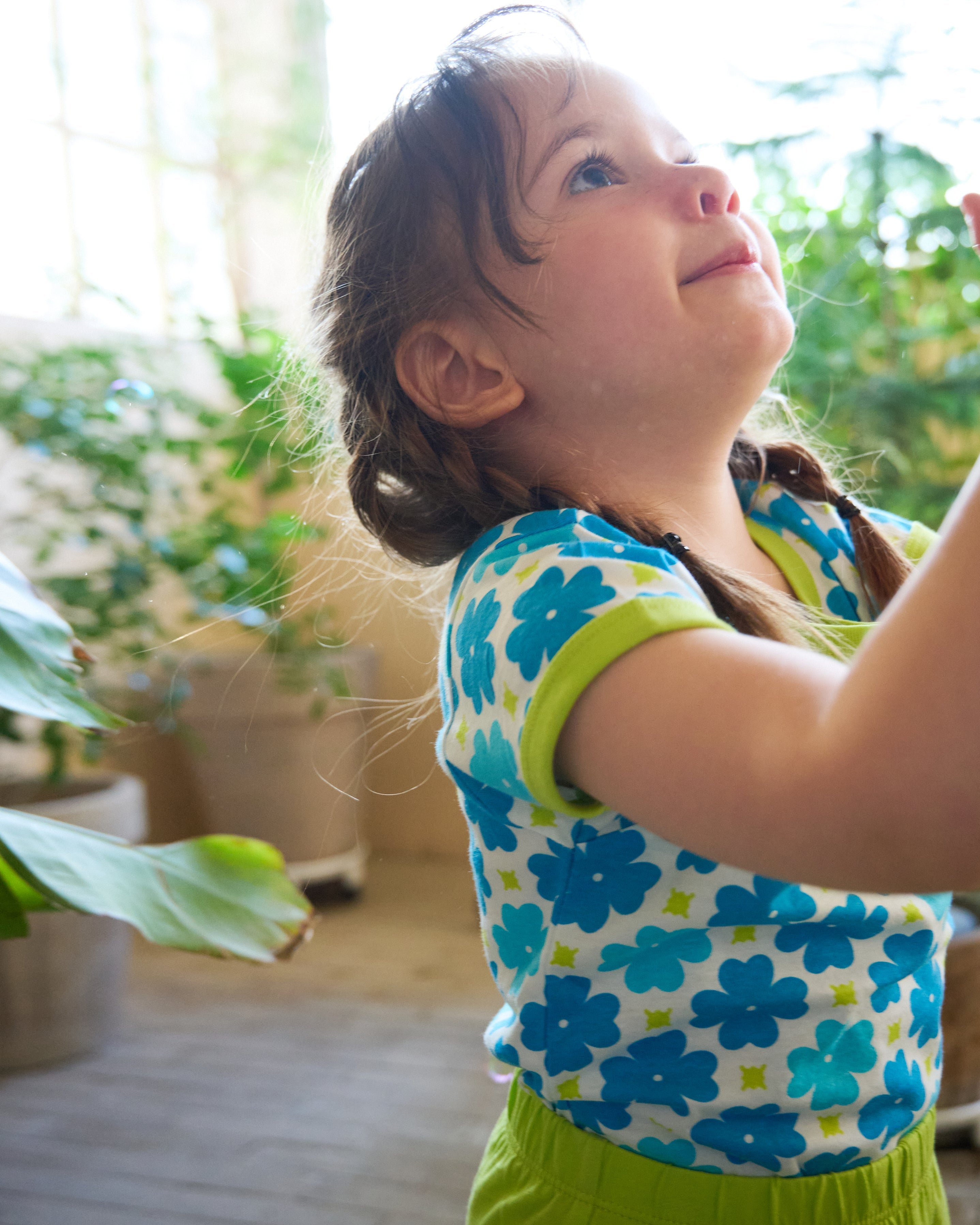 organic cotton - Cody Short Sleeve T-Shirt - Sky Clover - T-Shirt - Ameelo - baby kids clothing