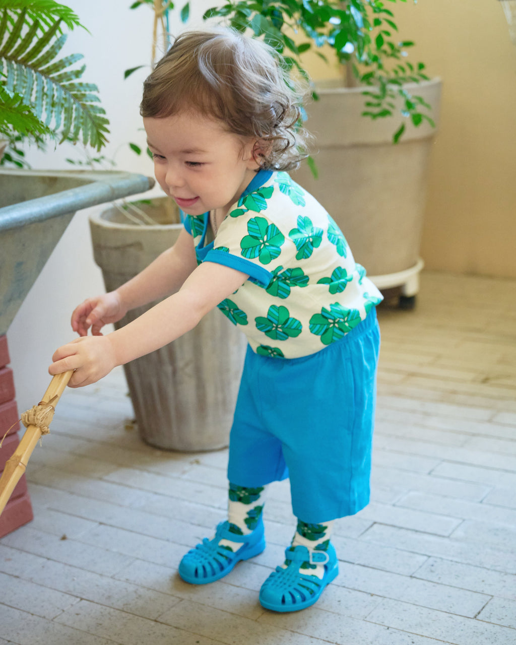 organic cotton - Cody Short Sleeve T-Shirt - Spring Clover - T-Shirt - Ameelo - baby kids clothing