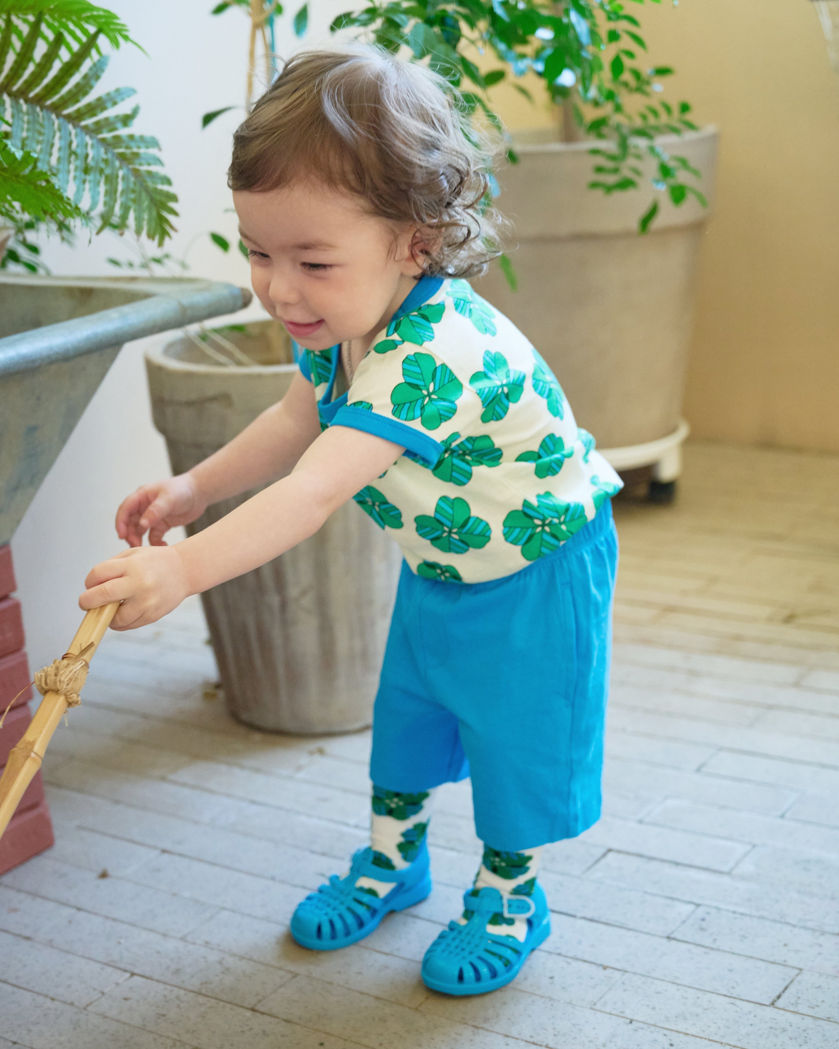 organic cotton - Cody Short Sleeve T-Shirt - Spring Clover - T-Shirt - Ameelo - baby kids clothing