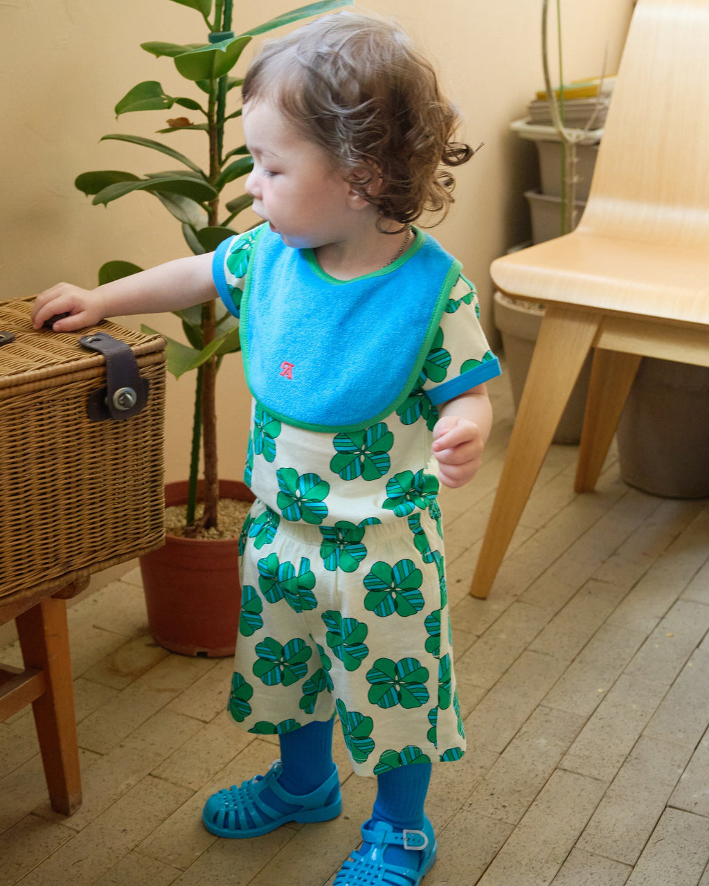organic cotton - Cody Short Sleeve T-Shirt - Spring Clover - T-Shirt - Ameelo - baby kids clothing