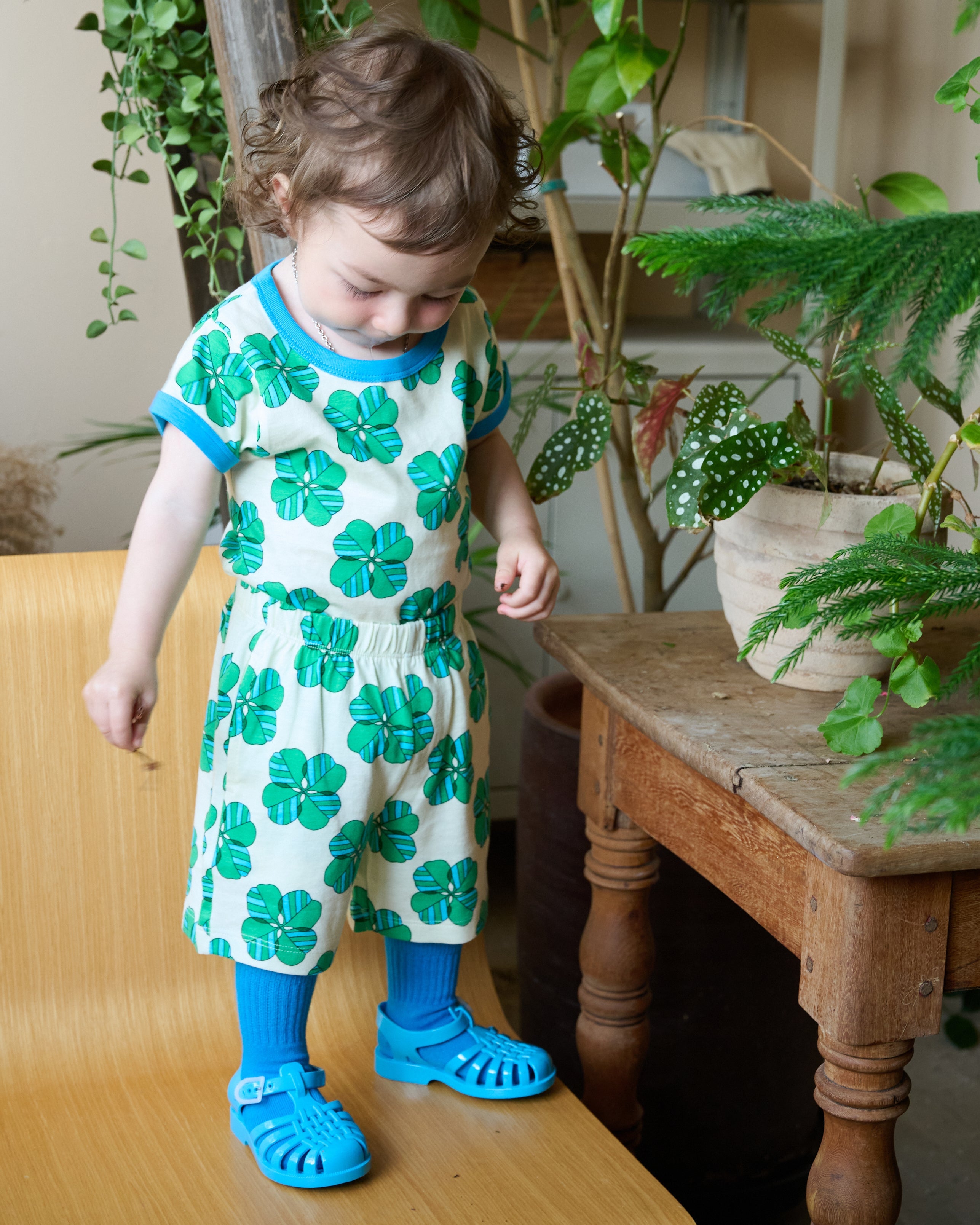 organic cotton - Cody Short Sleeve T-Shirt - Spring Clover - T-Shirt - Ameelo - baby kids clothing