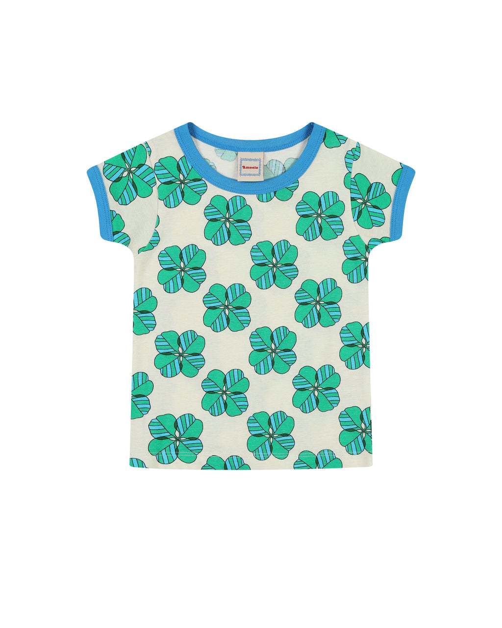 organic cotton - Cody Short Sleeve T-Shirt - Spring Clover - T-Shirt - Ameelo - baby kids clothing