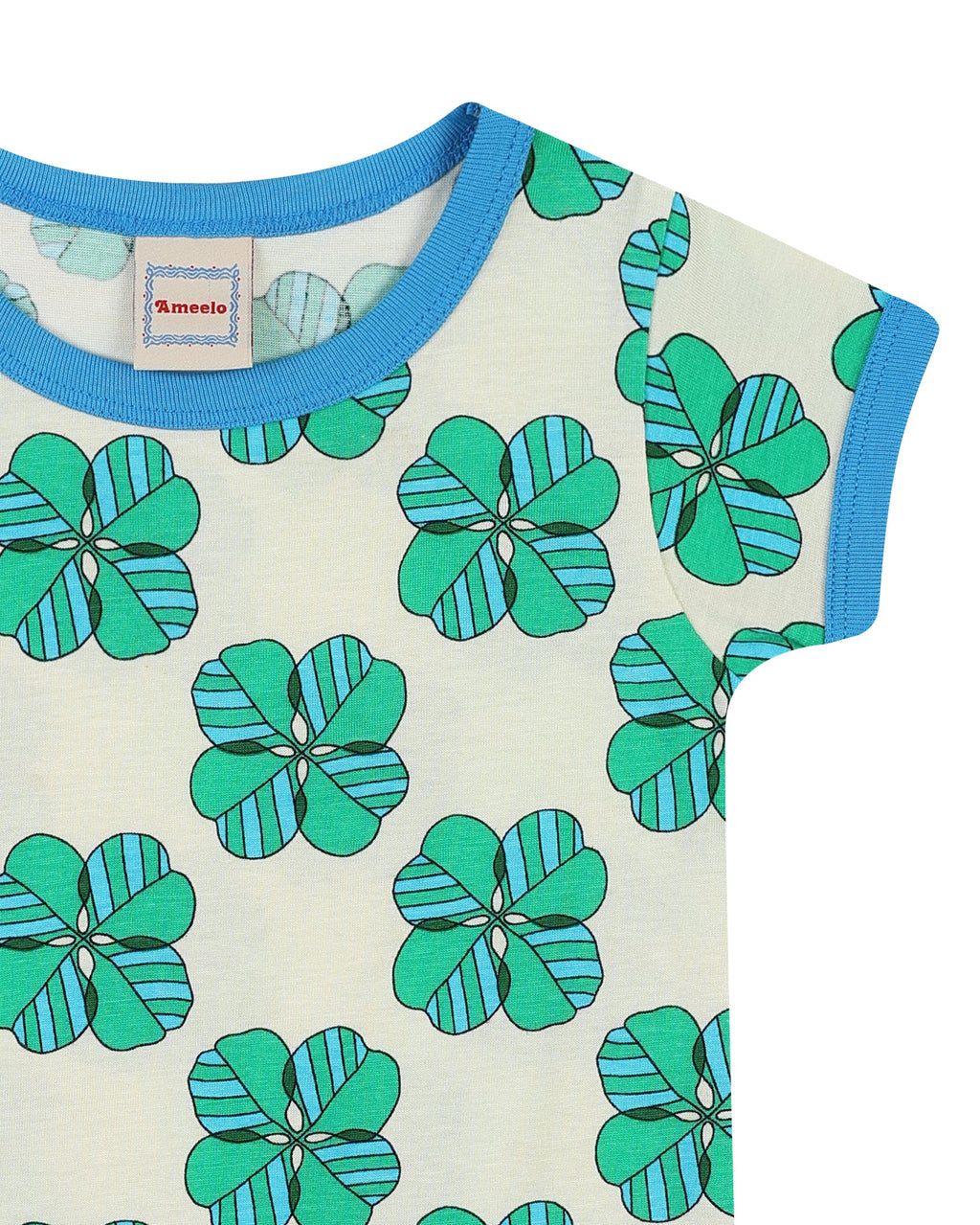 organic cotton - Cody Short Sleeve T-Shirt - Spring Clover - T-Shirt - Ameelo - baby kids clothing