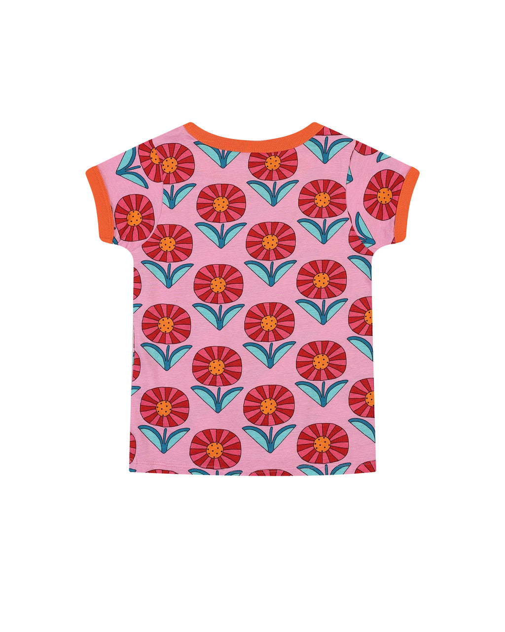 organic cotton - Cody Short Sleeve T-Shirt - Sunny Flower - T-Shirt - Ameelo - baby kids clothing