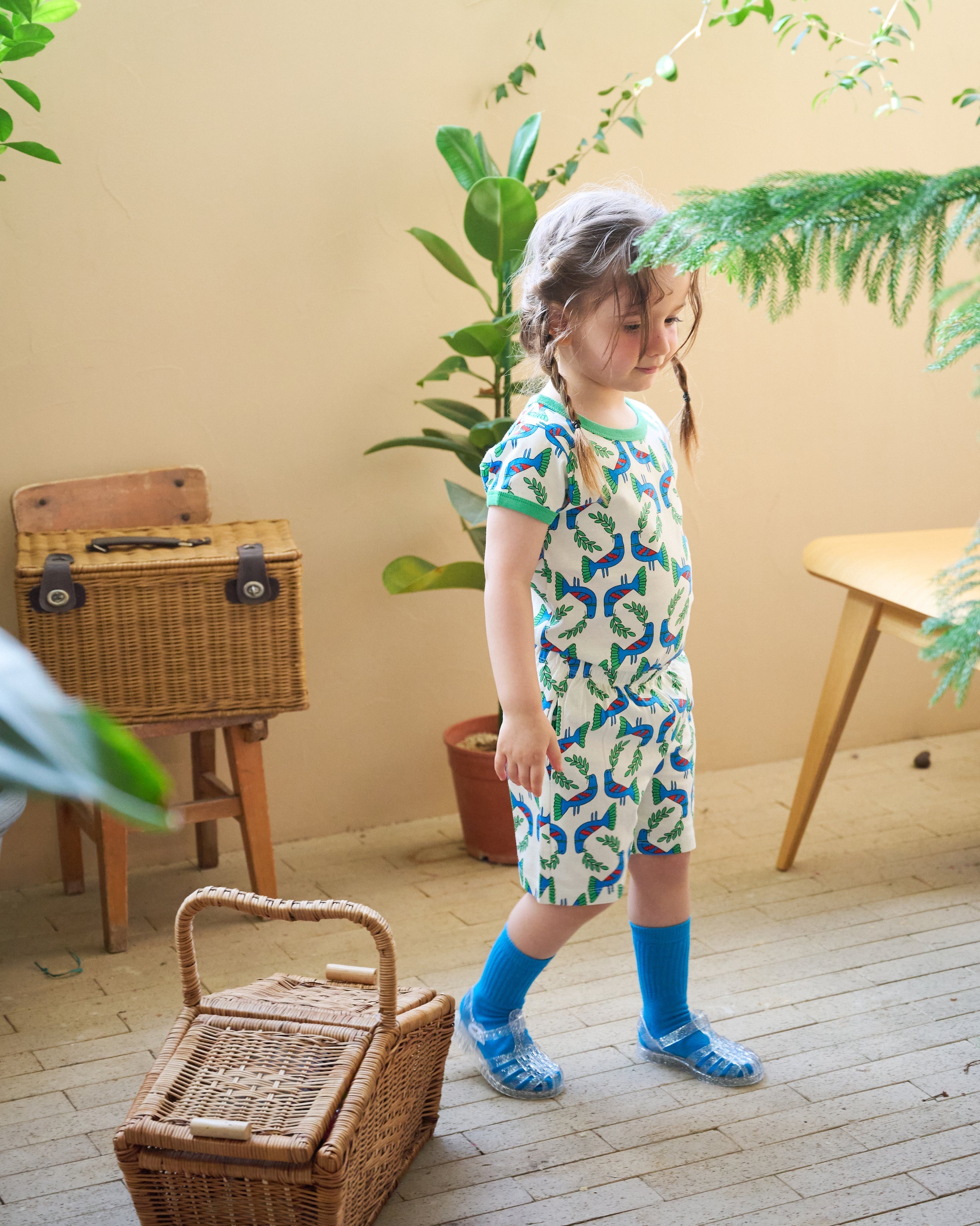 organic cotton - Cody Shorts - Blue Bird - Pants - Ameelo - baby kids clothing