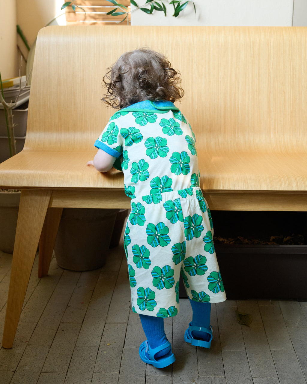 organic cotton - Cody Shorts - Spring Clover - Pants - Ameelo - baby kids clothing