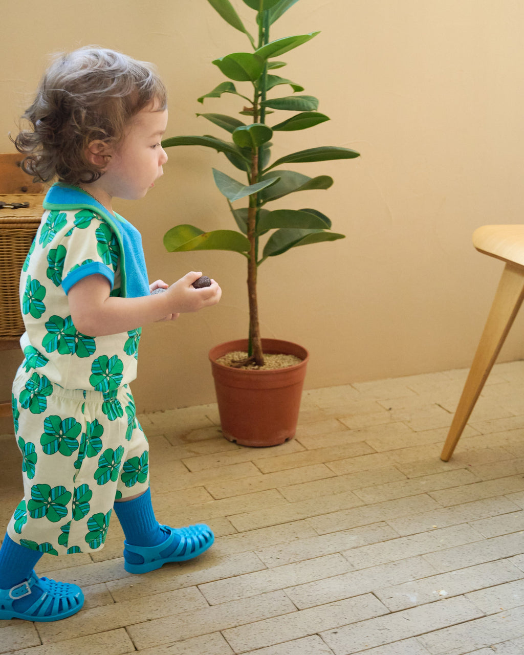 organic cotton - Cody Shorts - Spring Clover - Pants - Ameelo - baby kids clothing