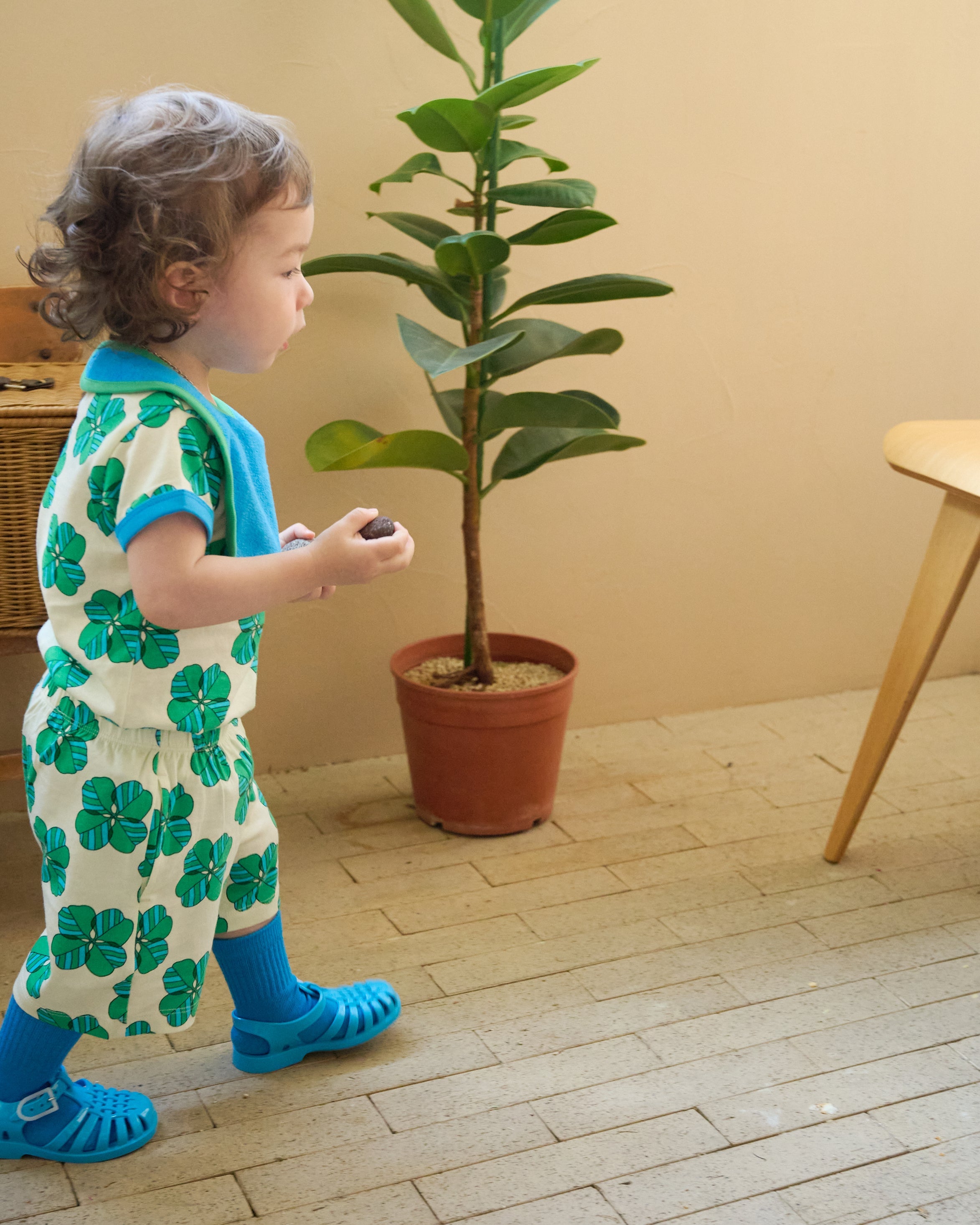 organic cotton - Cody Shorts - Spring Clover - Pants - Ameelo - baby kids clothing