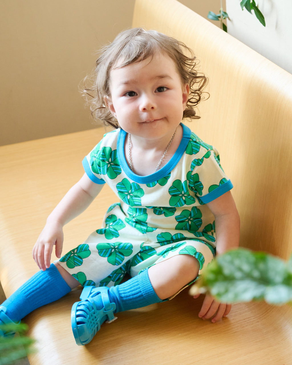 organic cotton - Cody Shorts - Spring Clover - Pants - Ameelo - baby kids clothing
