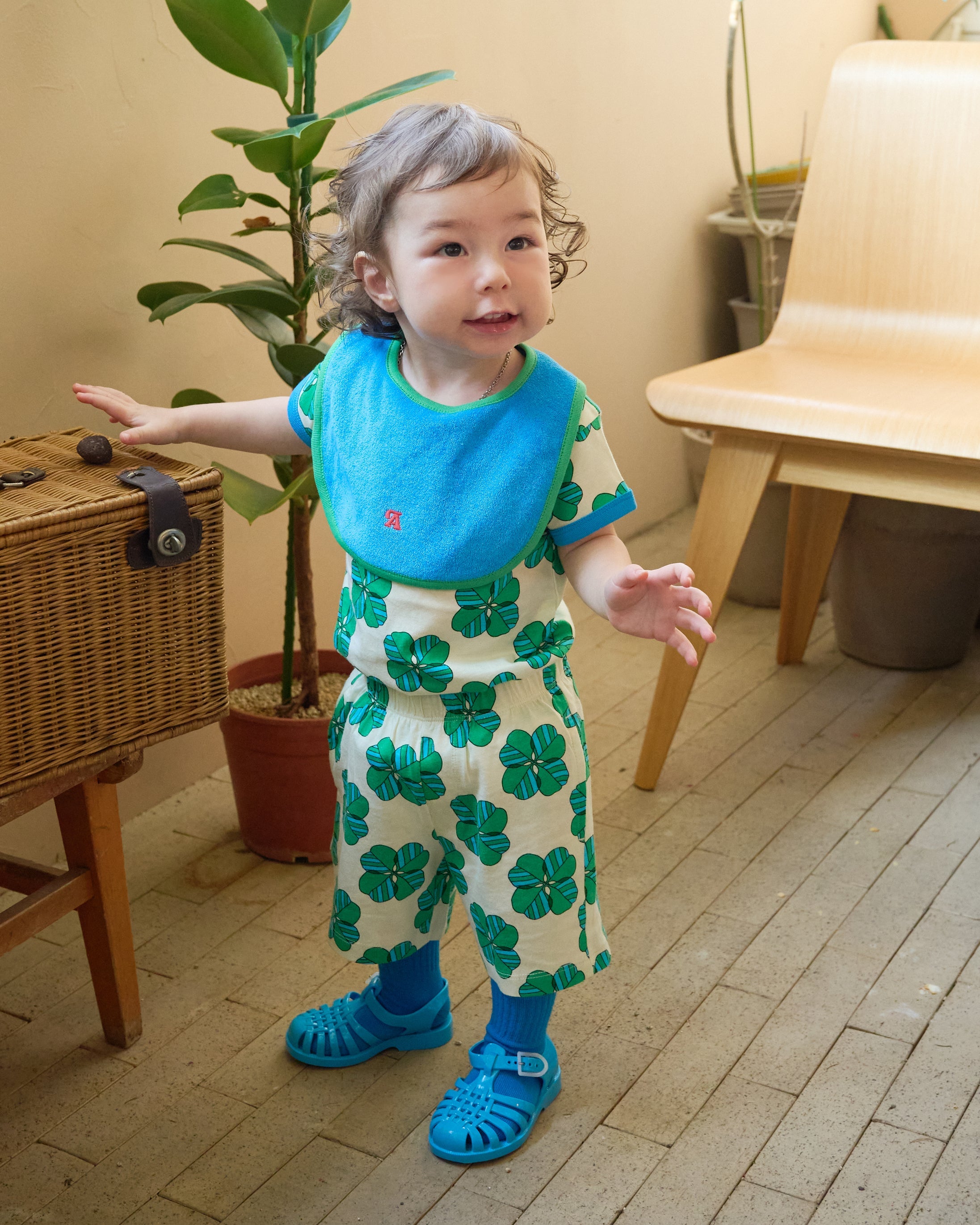 organic cotton - Cody Shorts - Spring Clover - Pants - Ameelo - baby kids clothing