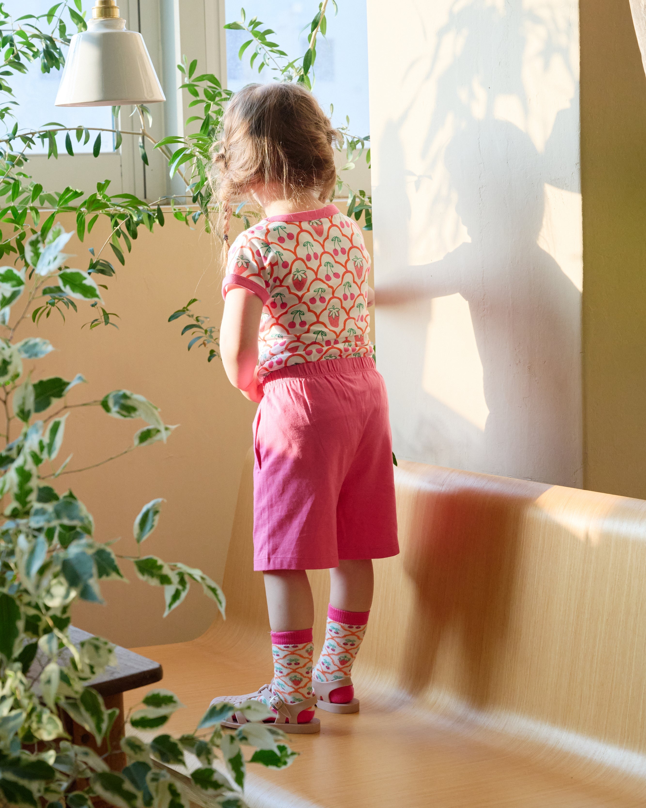 organic cotton - Jody Shorts - Pink - Pants - Ameelo - baby kids clothing