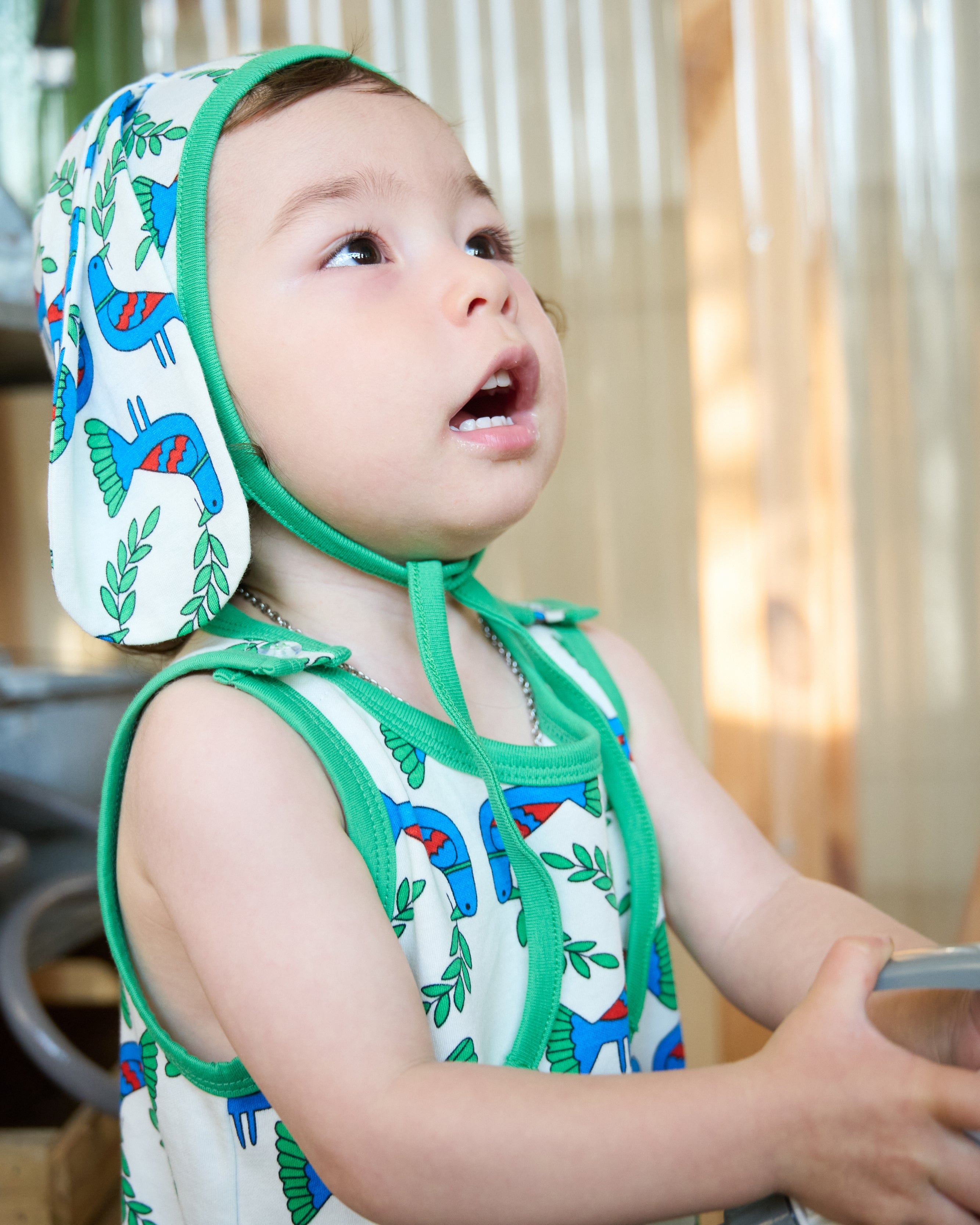 organic cotton - Kai Short Dungarees - Blue Bird - Dungarees - Ameelo - baby kids clothing