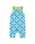 organic cotton - Kai Short Dungarees - Sky Clover - Dungarees - Ameelo - baby kids clothing