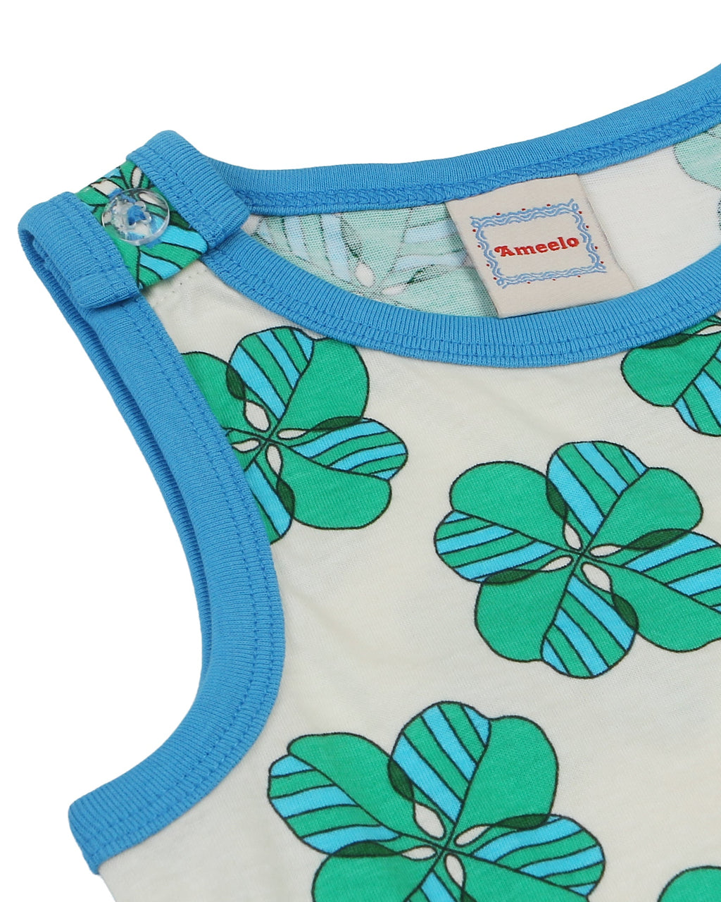 organic cotton - Kai Short Dungarees - Spring Clover - Dungarees - Ameelo - baby kids clothing