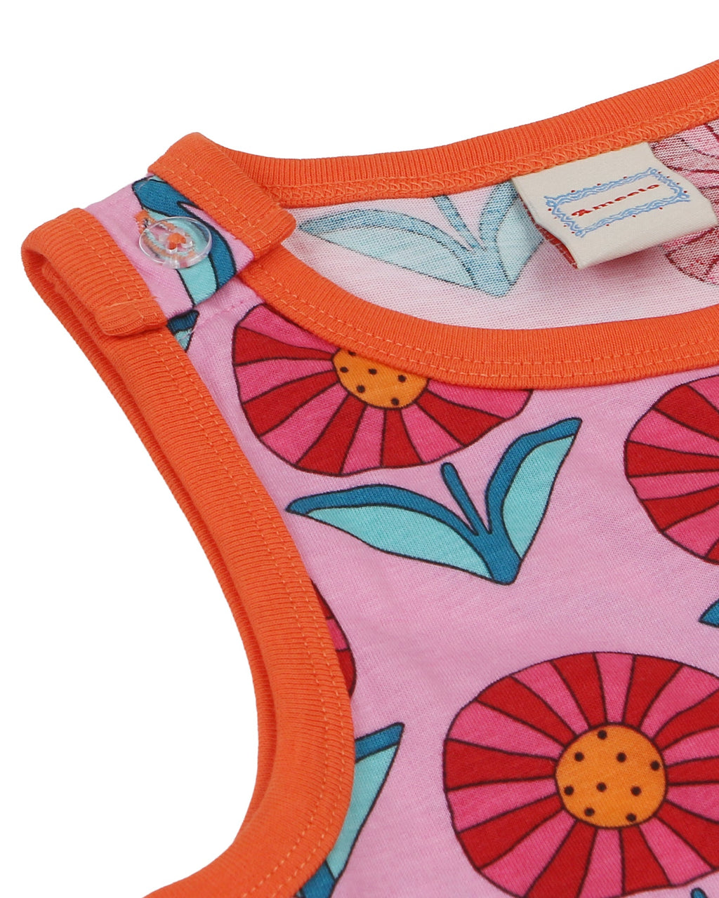 organic cotton - Kai Short Dungarees - Sunny Flower - Dungarees - Ameelo - baby kids clothing