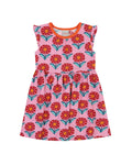 organic cotton - Nina Angel Sleeve Dress - Sunny Flower - Dress - Ameelo - baby kids clothing