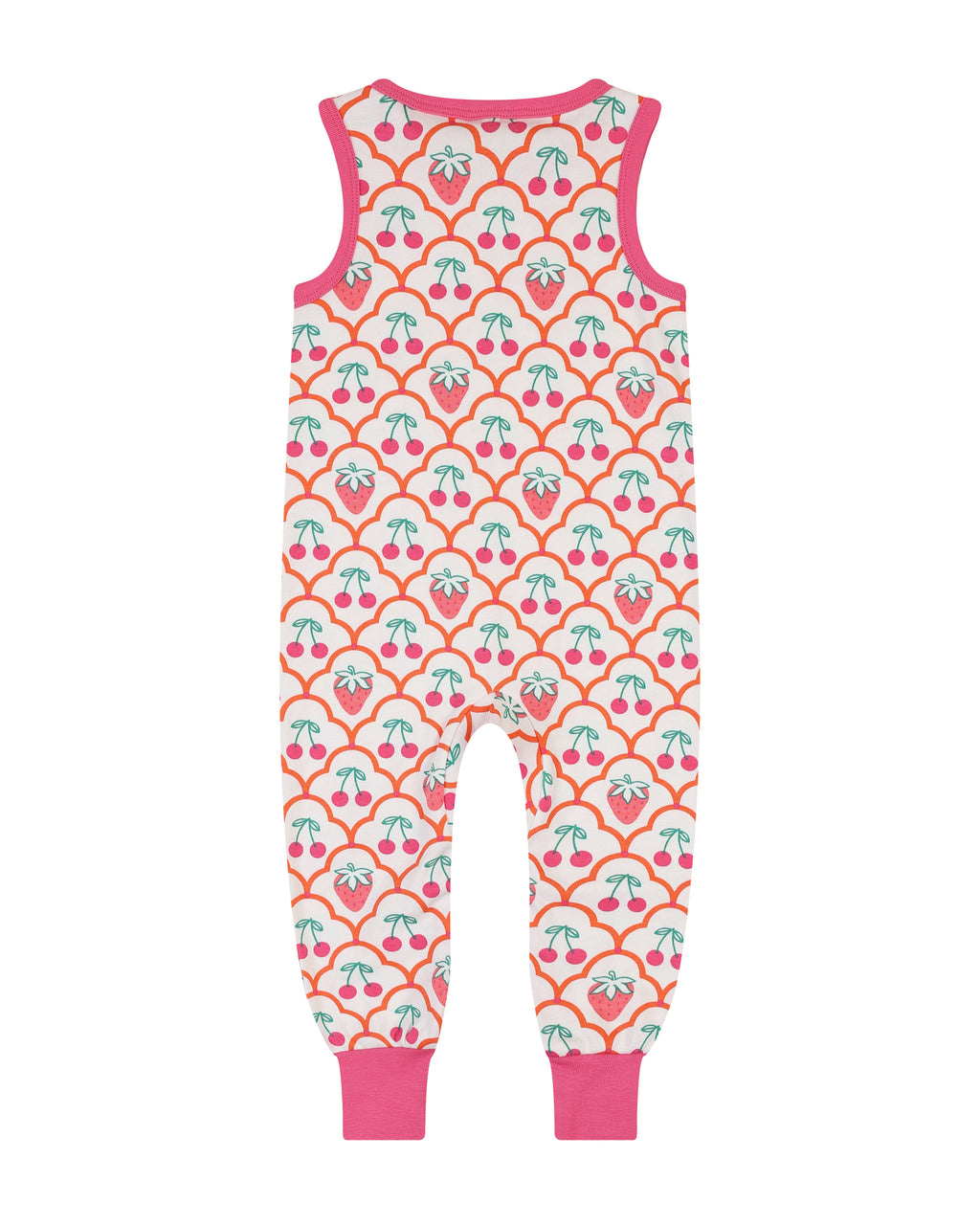 organic cotton - Rumi Dungarees - Cherry Berry - Dungarees - Ameelo - baby kids clothing