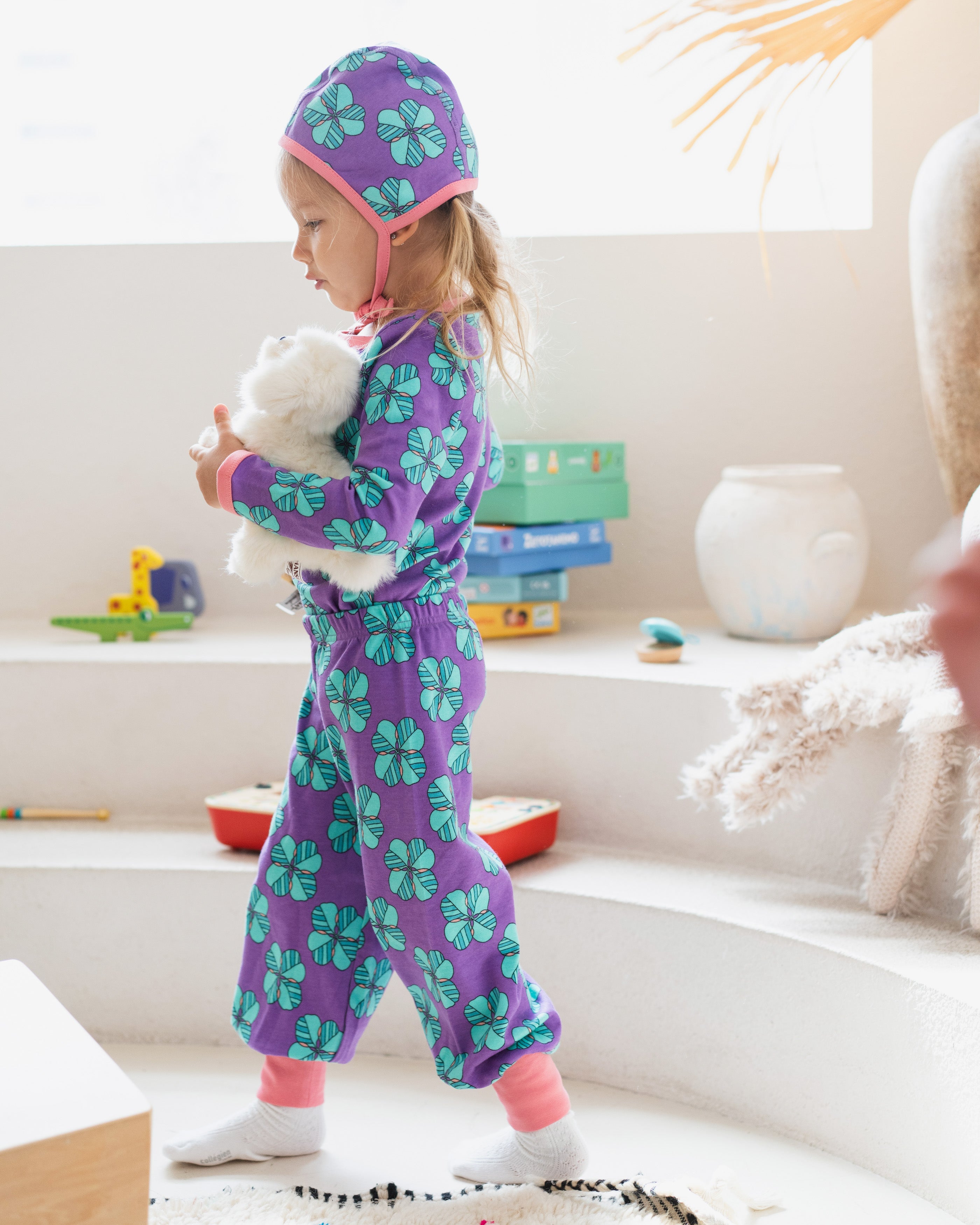 organic cotton - Parker Bonnet - Chilling Clover - Bonnet - Ameelo - baby kids clothing