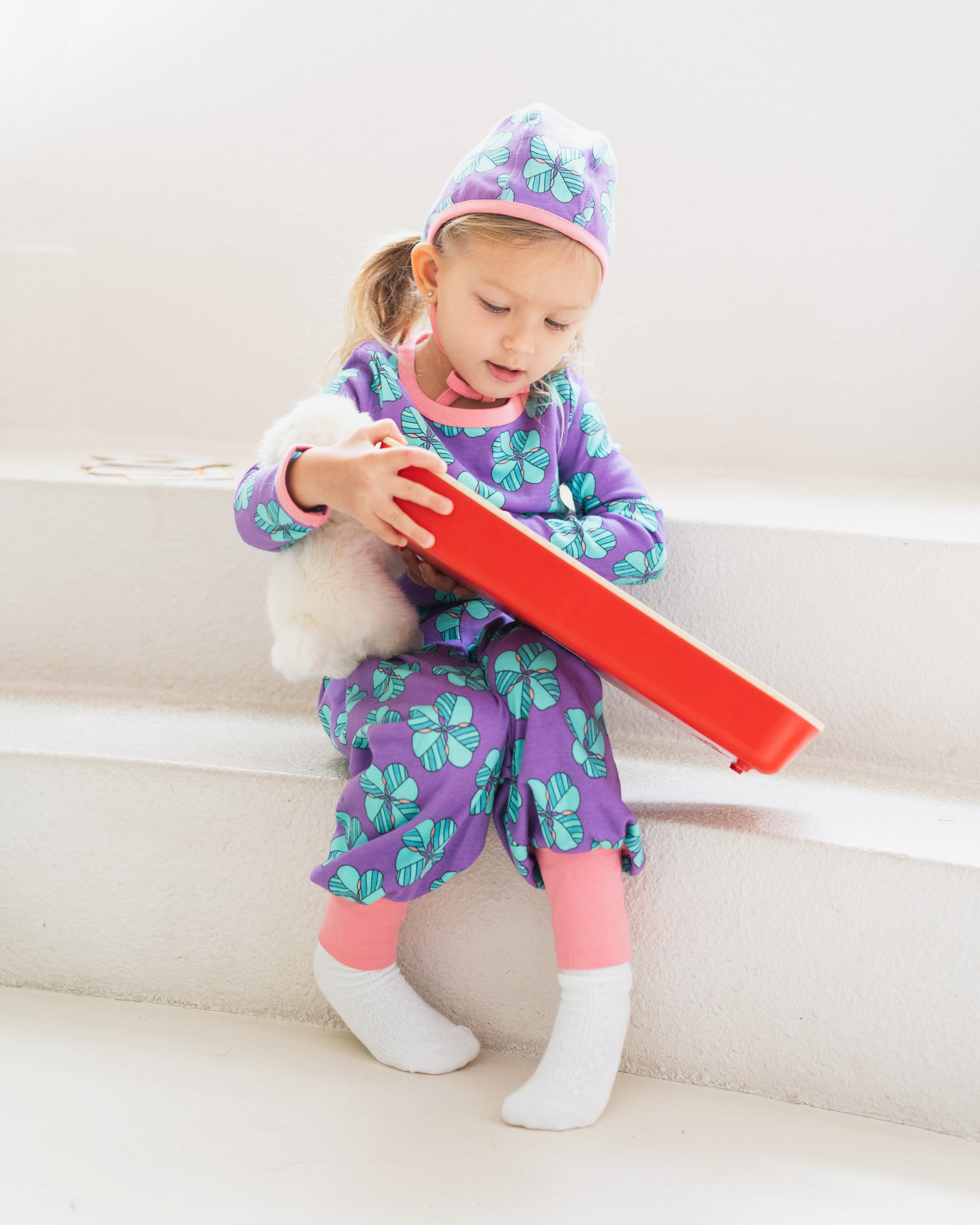 organic cotton - Parker Bonnet - Chilling Clover - Bonnet - Ameelo - baby kids clothing