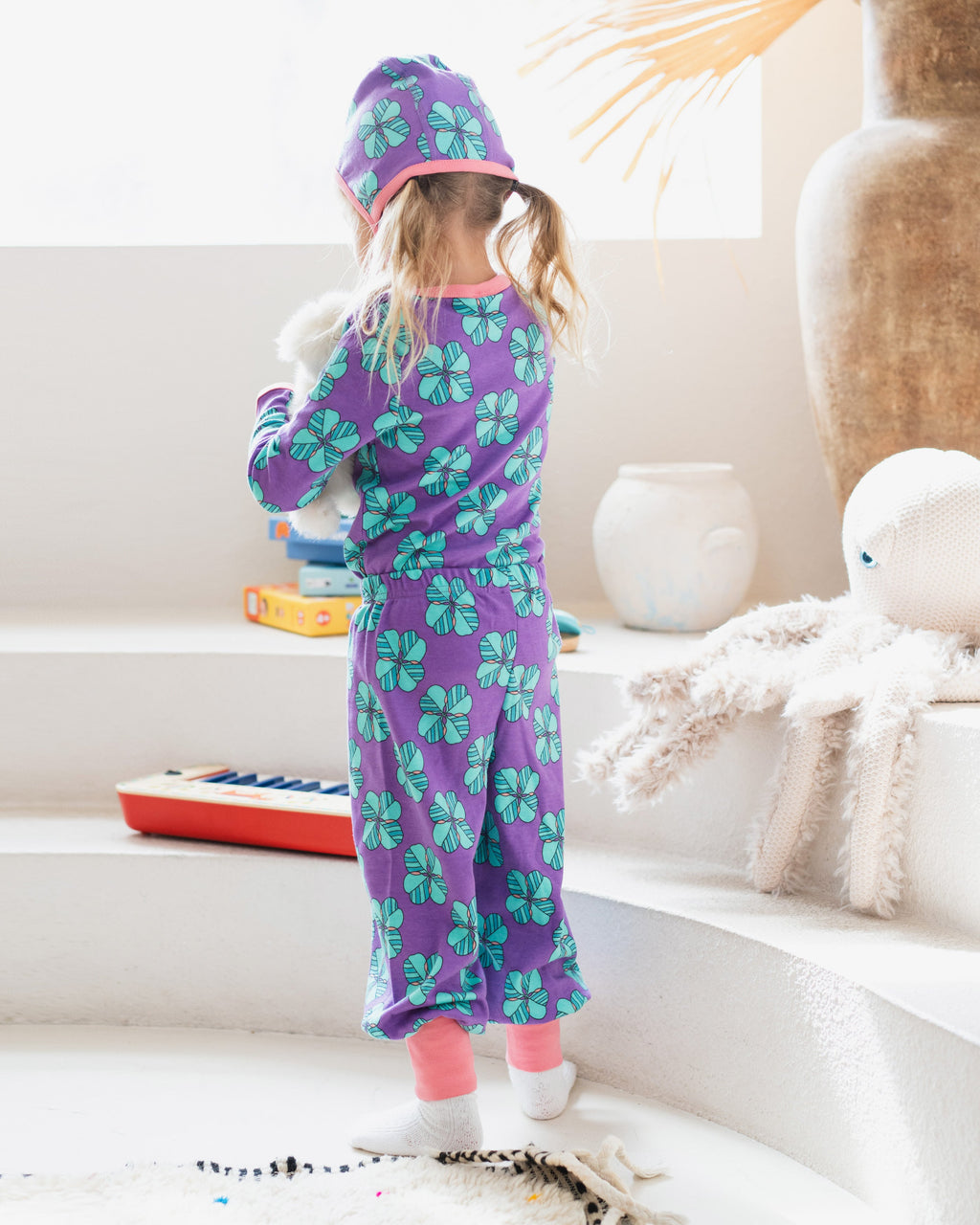 organic cotton - Parker Bonnet - Chilling Clover - Bonnet - Ameelo - baby kids clothing