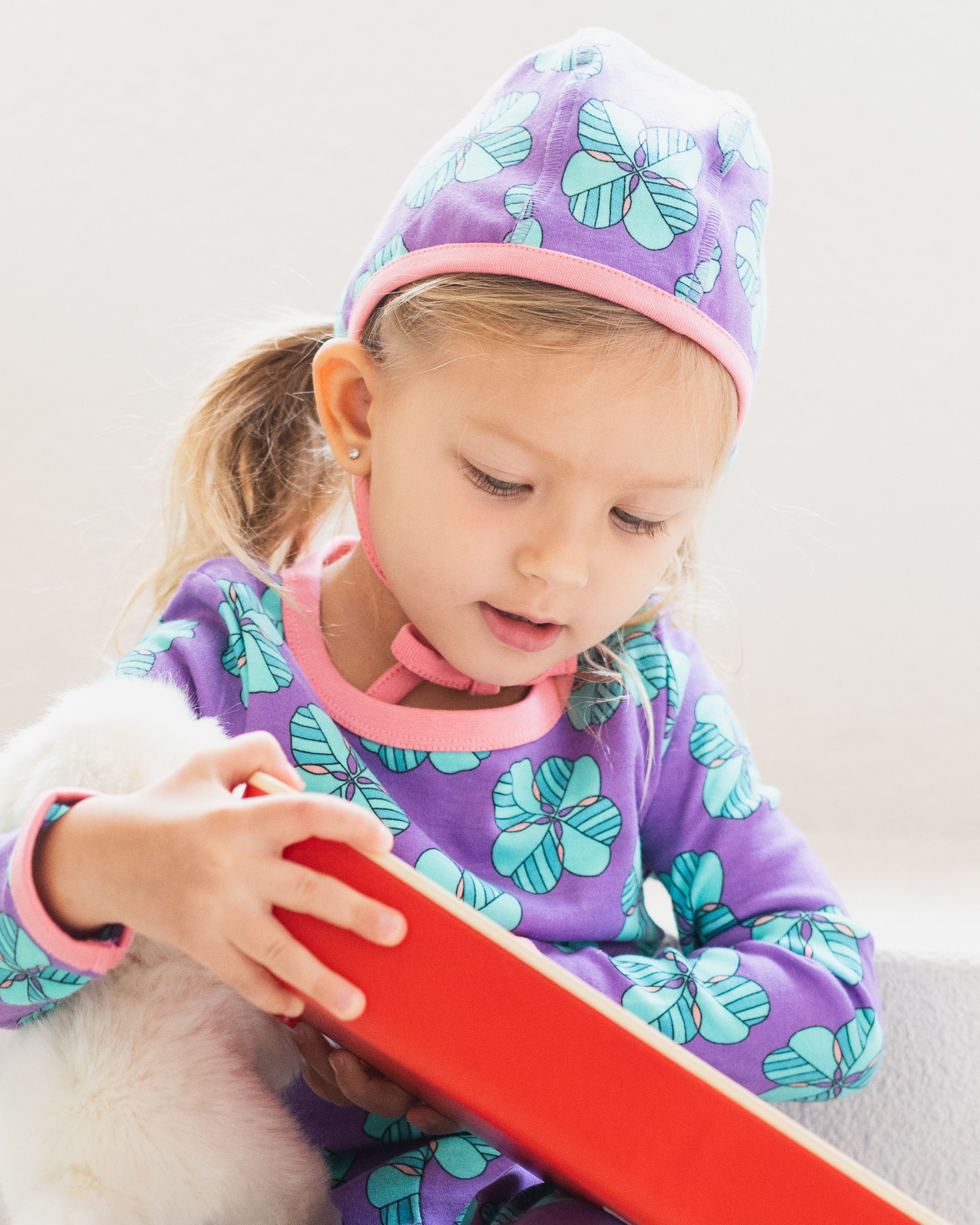 organic cotton - Parker Bonnet - Chilling Clover - Bonnet - Ameelo - baby kids clothing