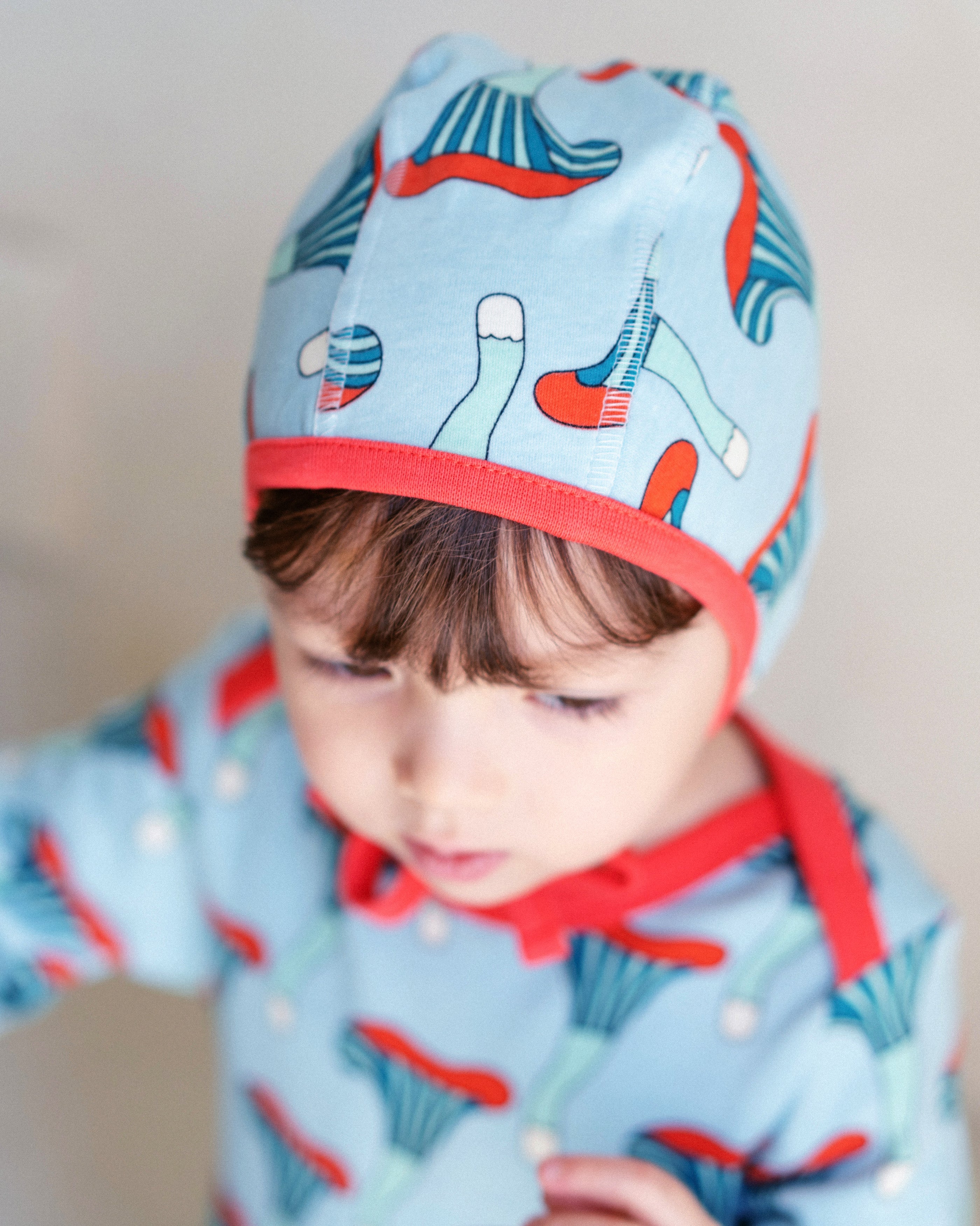 organic cotton - Parker Bonnet - Mushroom - Bonnet - Ameelo - baby kids clothing