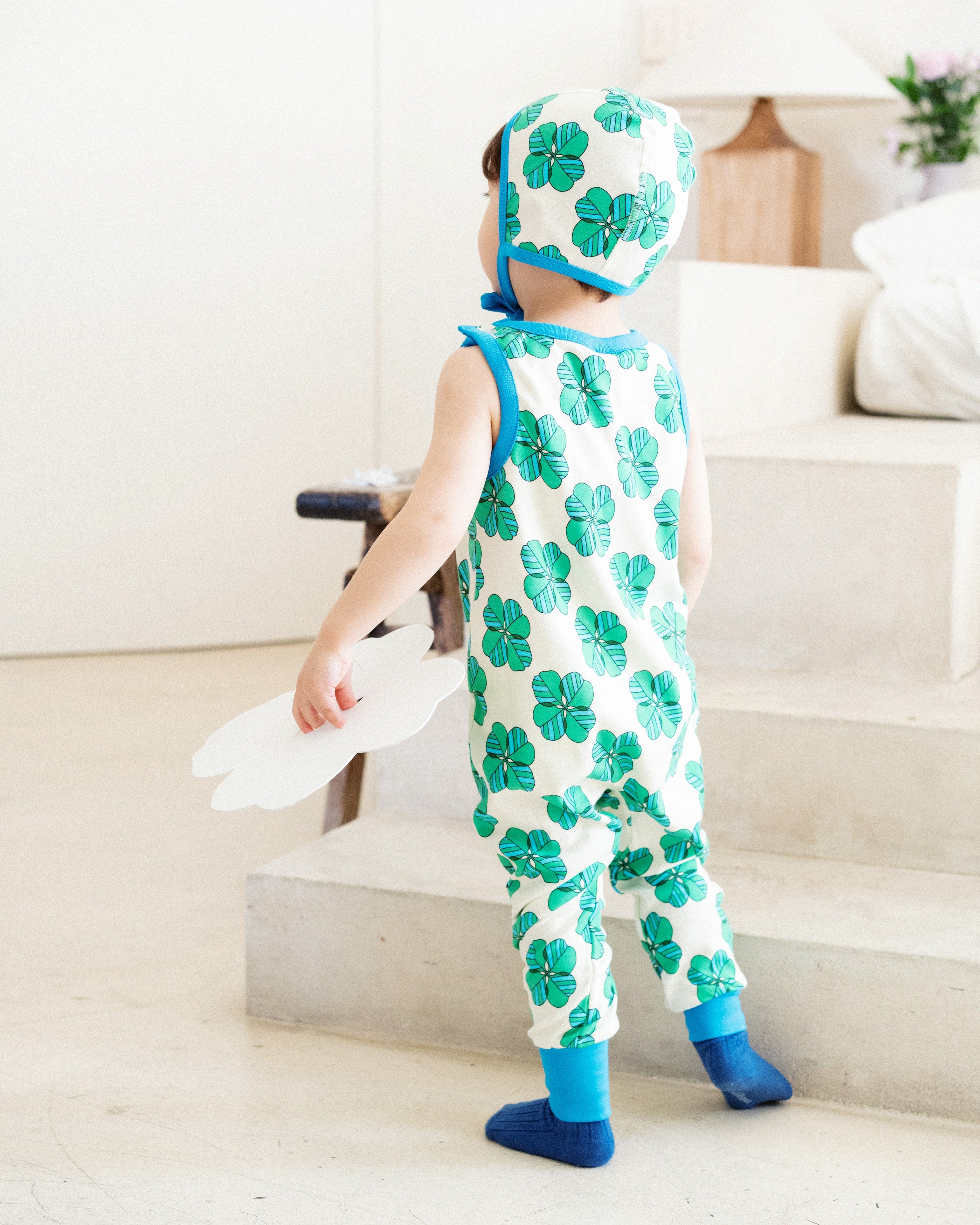 organic cotton - Parker Bonnet - Spring Clover - Bonnet - Ameelo - baby kids clothing