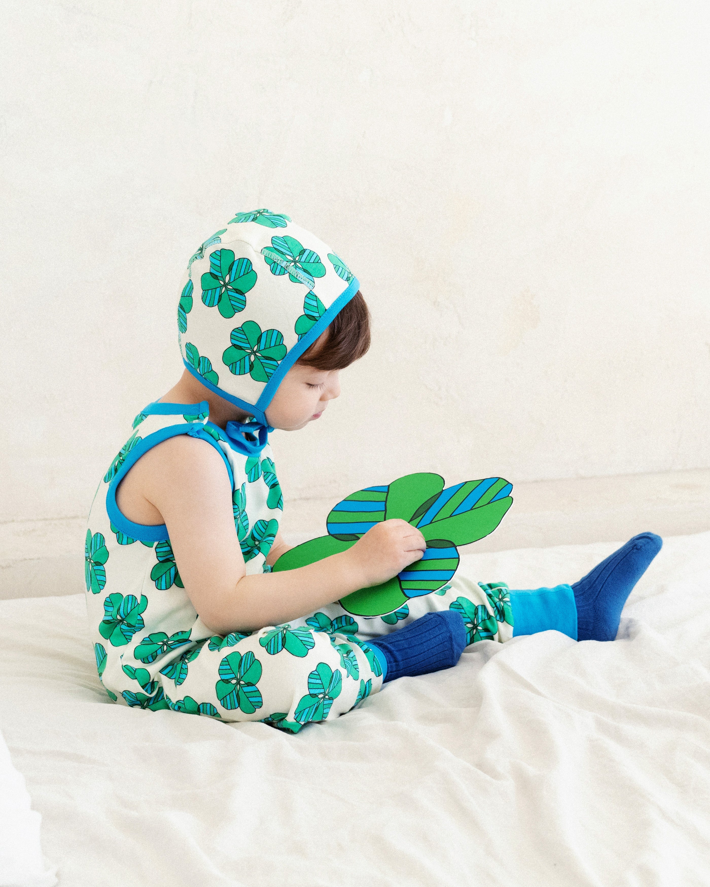 organic cotton - Parker Bonnet - Spring Clover - Bonnet - Ameelo - baby kids clothing