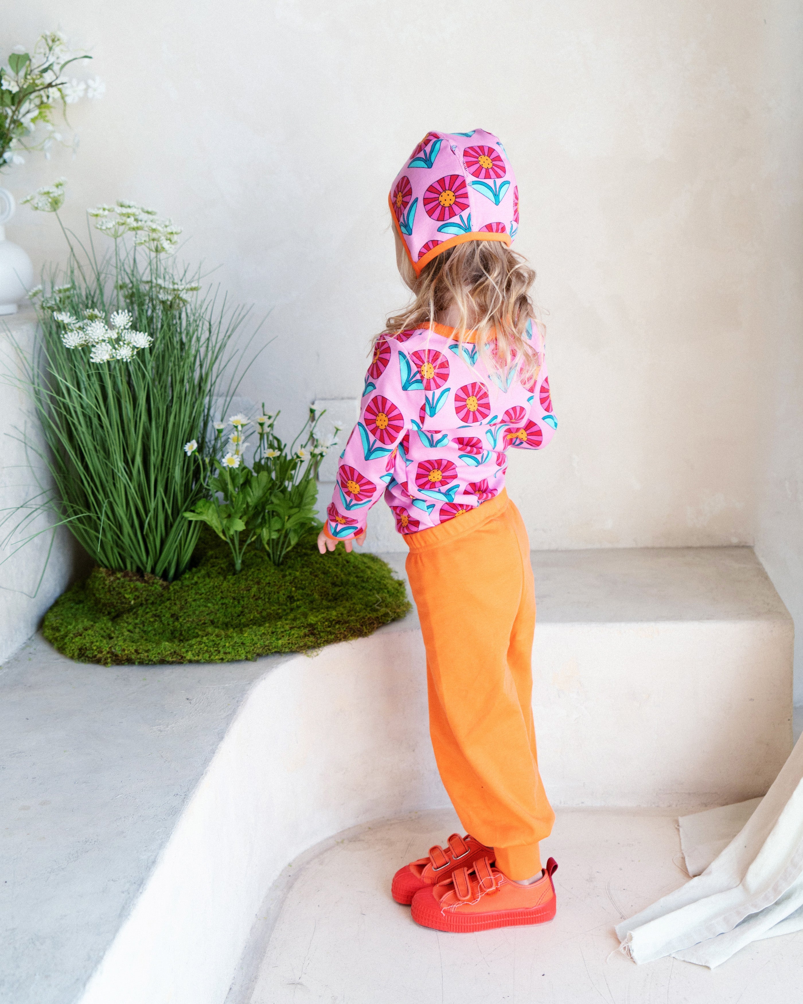 organic cotton - Parker Bonnet - Sunny Flower - Bonnet - Ameelo - baby kids clothing