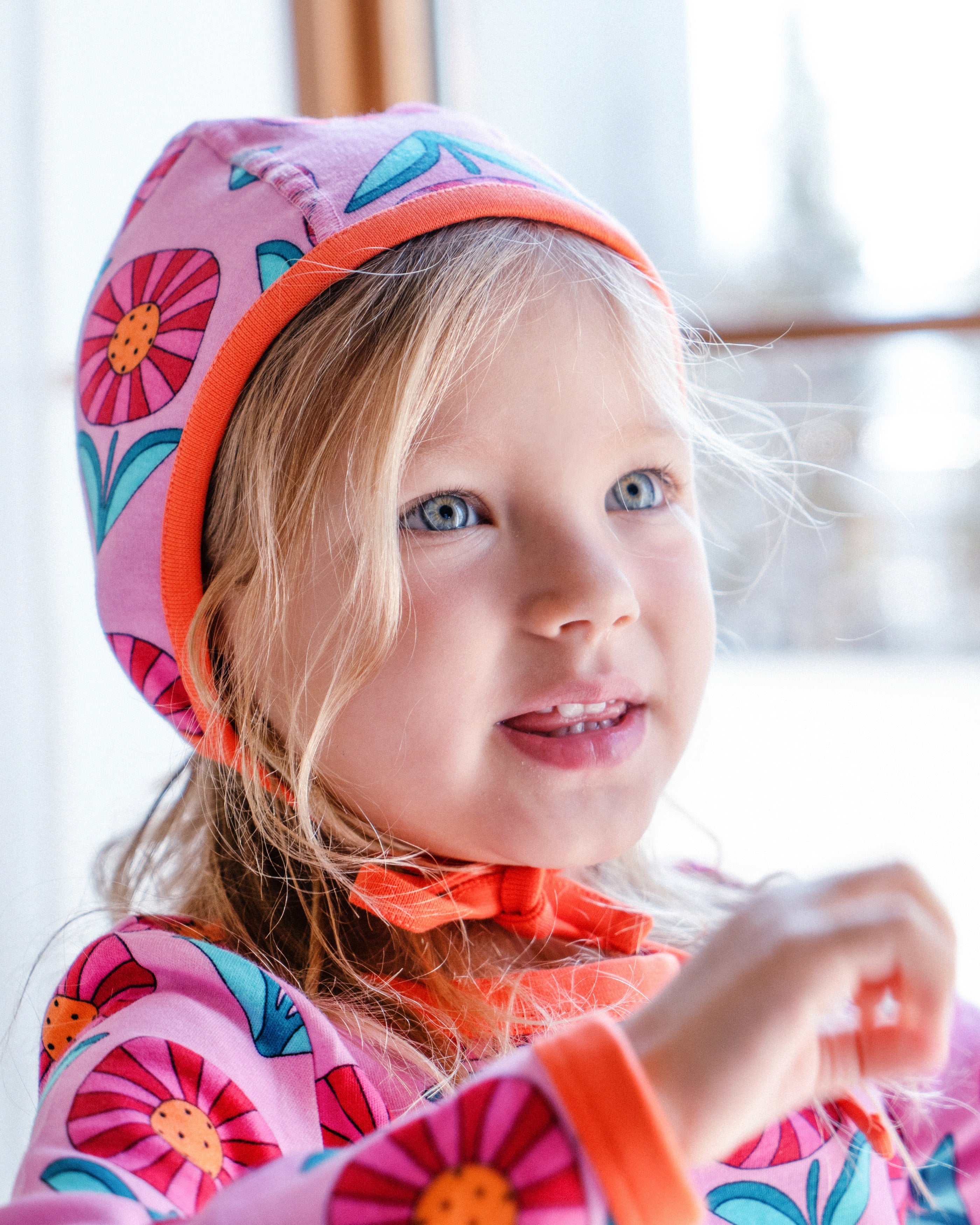 organic cotton - Parker Bonnet - Sunny Flower - Bonnet - Ameelo - baby kids clothing