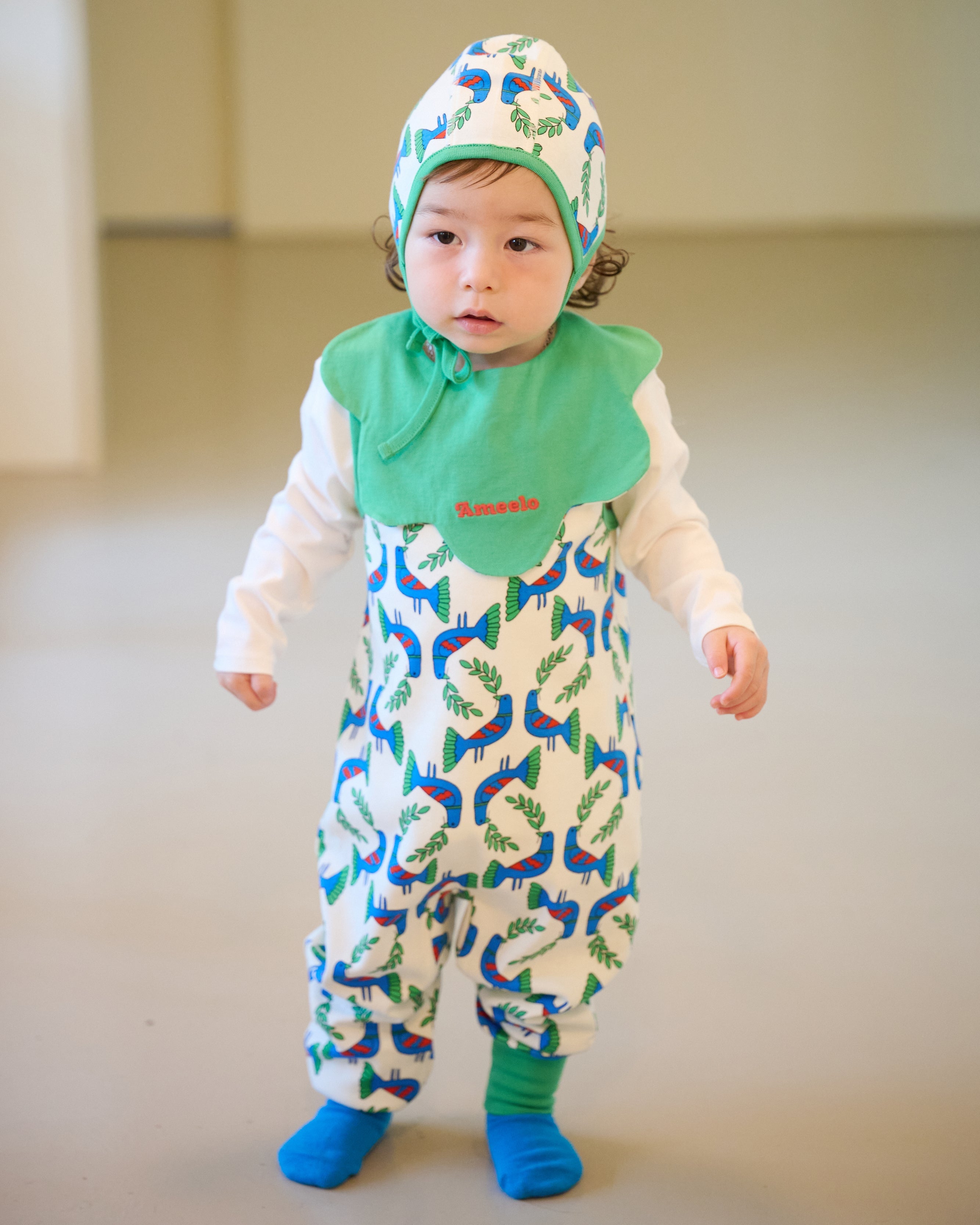 organic cotton - Piper Bonnet - Blue Bird - Bonnet - Ameelo - baby kids clothing