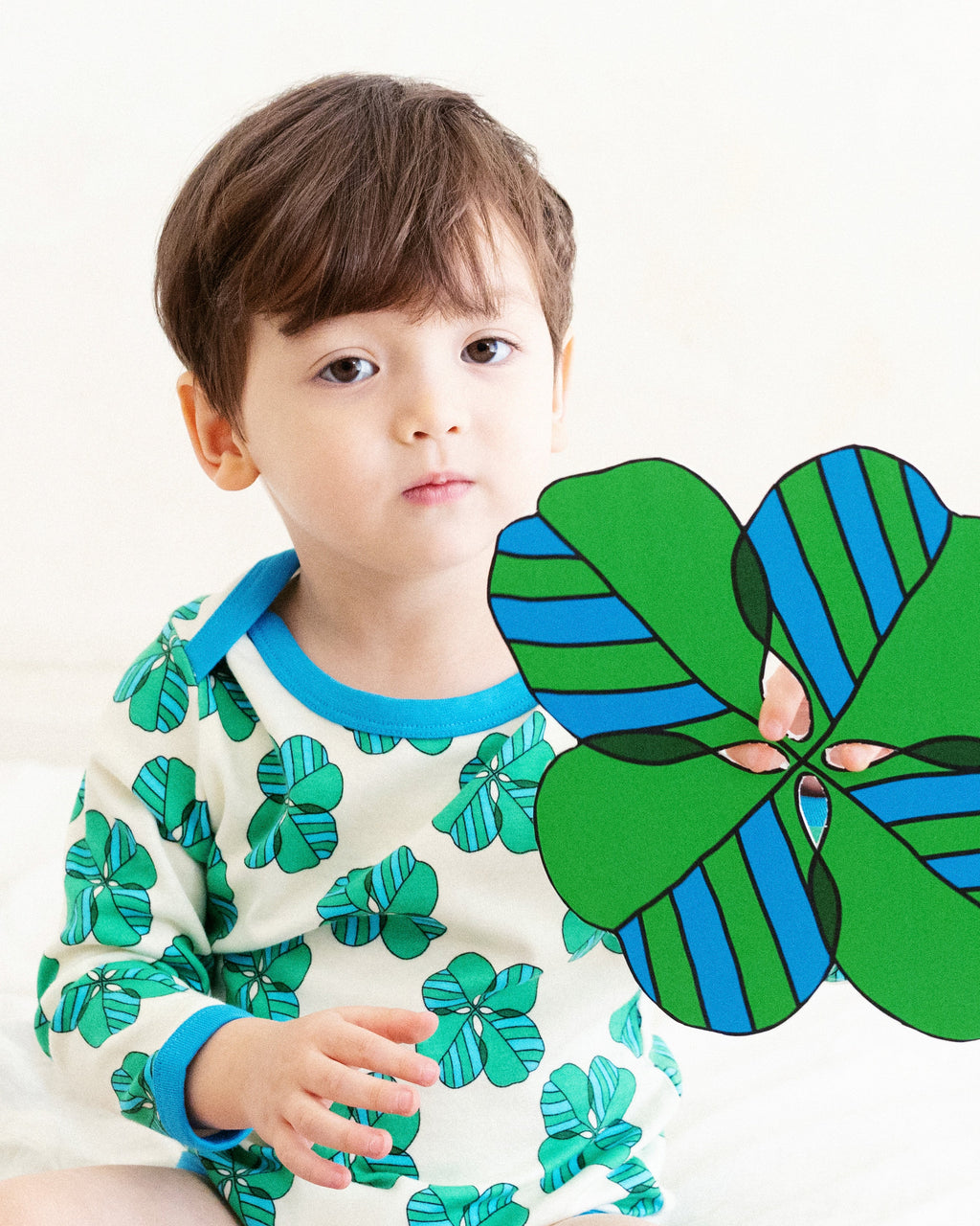 organic cotton - Remy Bodysuit - Spring Clover - Bodysuit - Ameelo - baby kids clothing