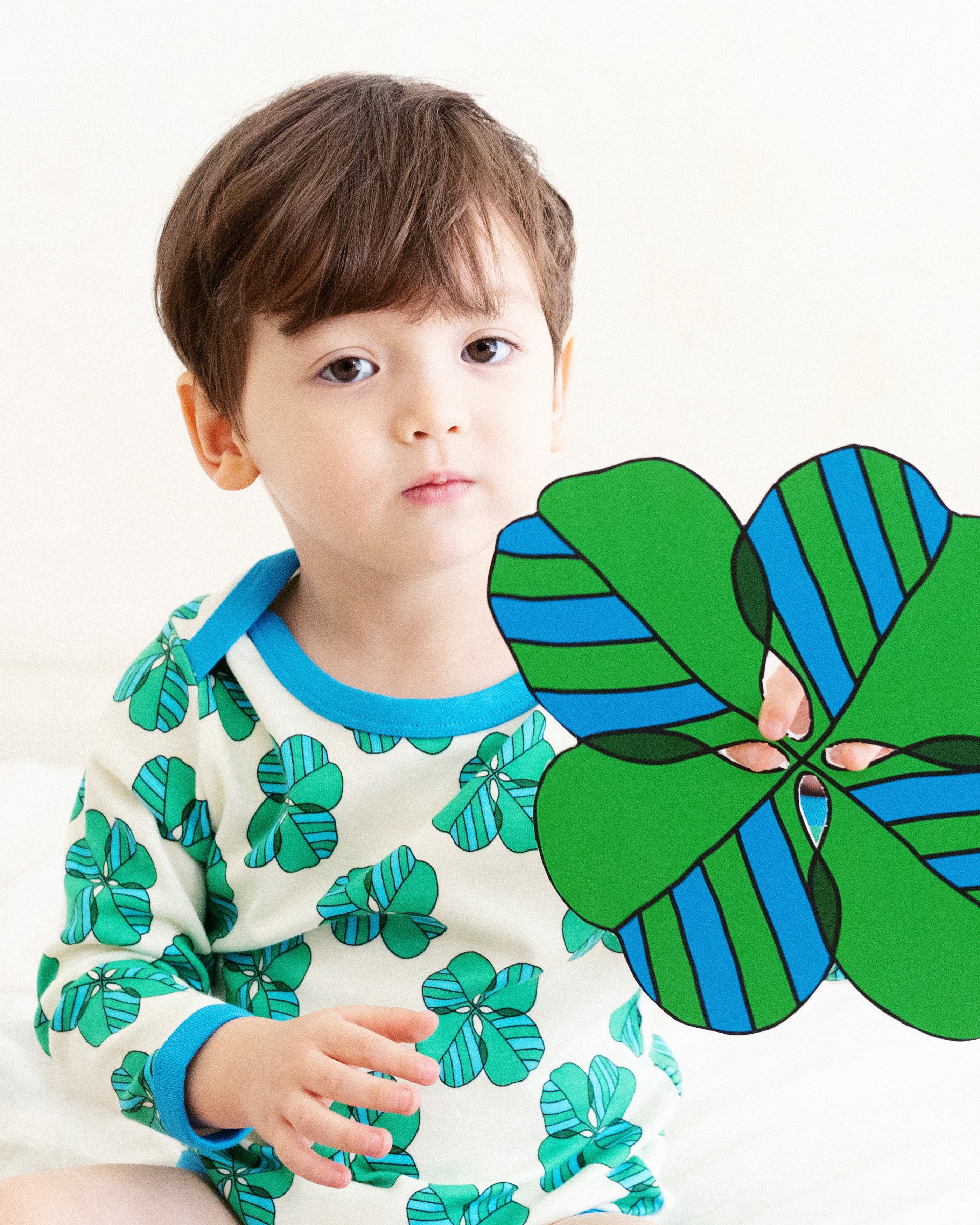 organic cotton - Remy Bodysuit - Spring Clover - Bodysuit - Ameelo - baby kids clothing