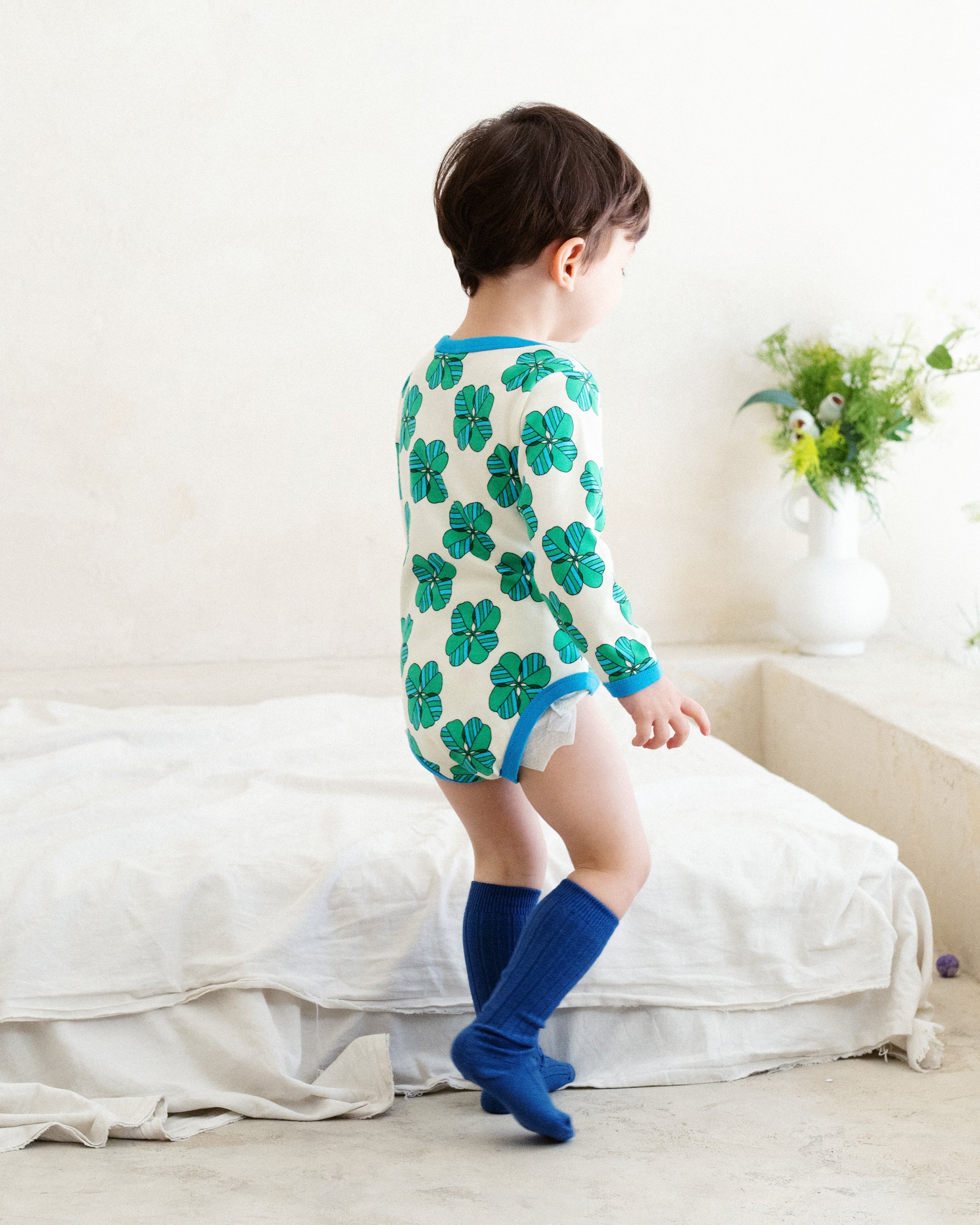 organic cotton - Remy Bodysuit - Spring Clover - Bodysuit - Ameelo - baby kids clothing
