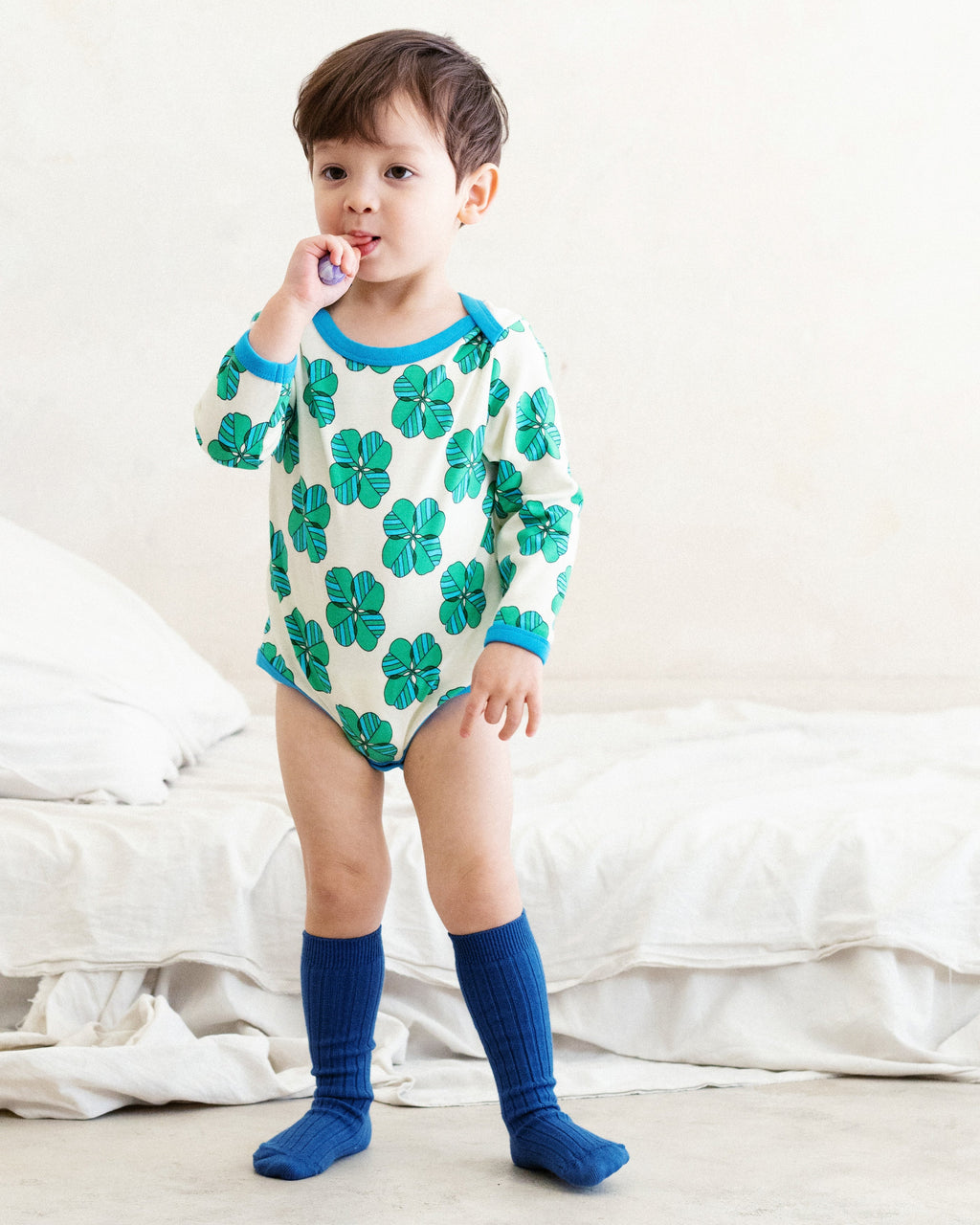 organic cotton - Remy Bodysuit - Spring Clover - Bodysuit - Ameelo - baby kids clothing