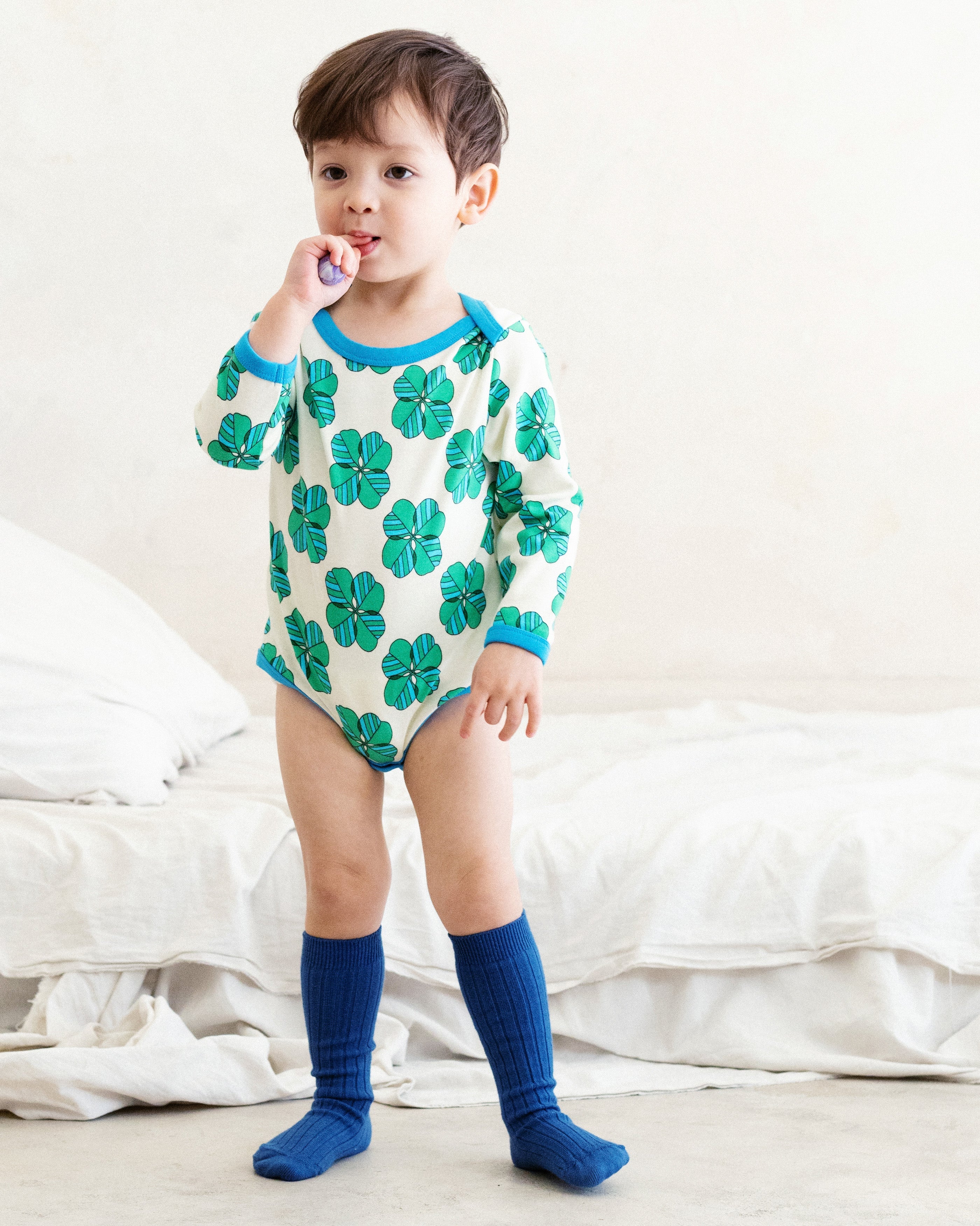 organic cotton - Remy Bodysuit - Spring Clover - Bodysuit - Ameelo - baby kids clothing