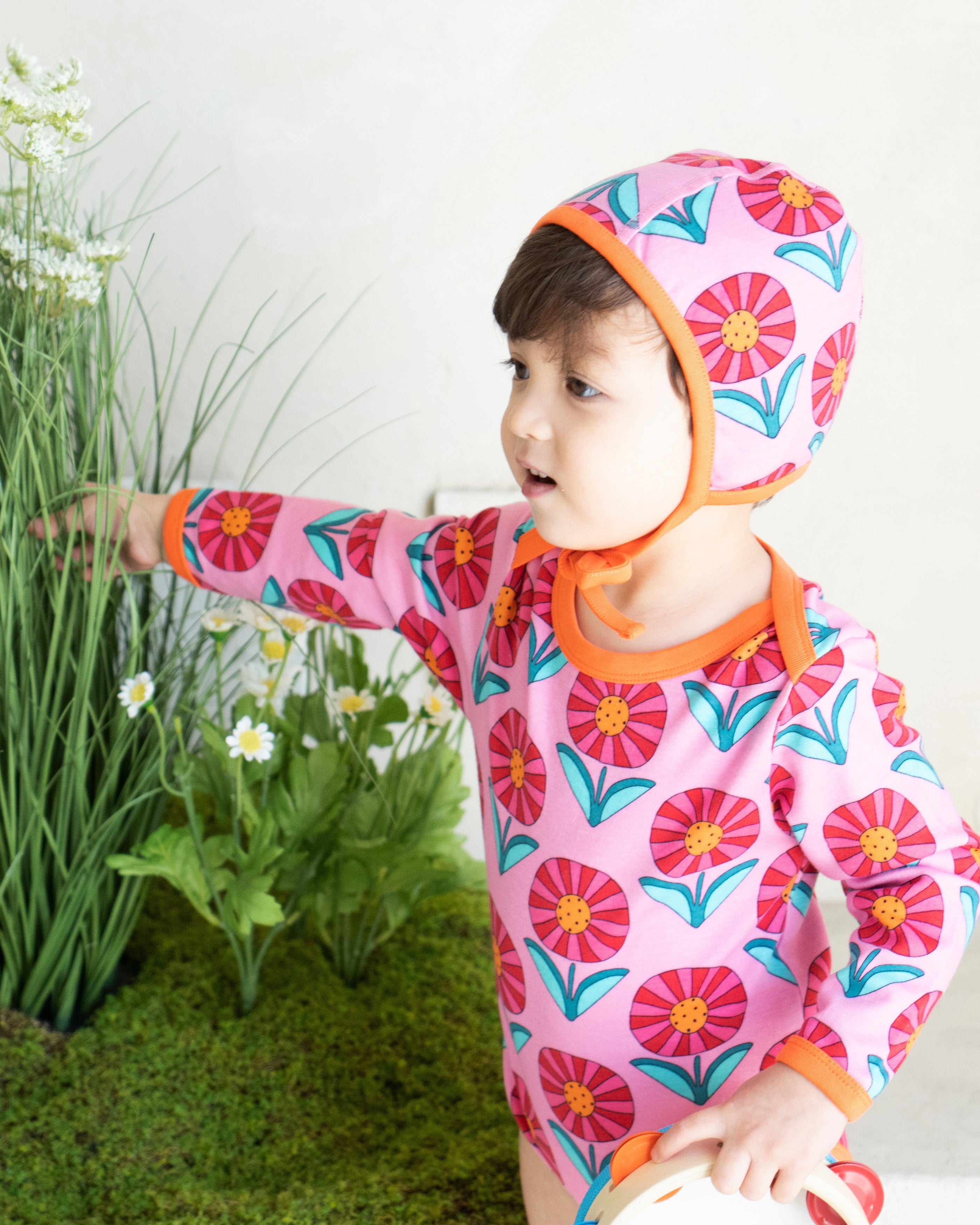 organic cotton - Remy Bodysuit - Sunny Flower - Bodysuit - Ameelo - baby kids clothing