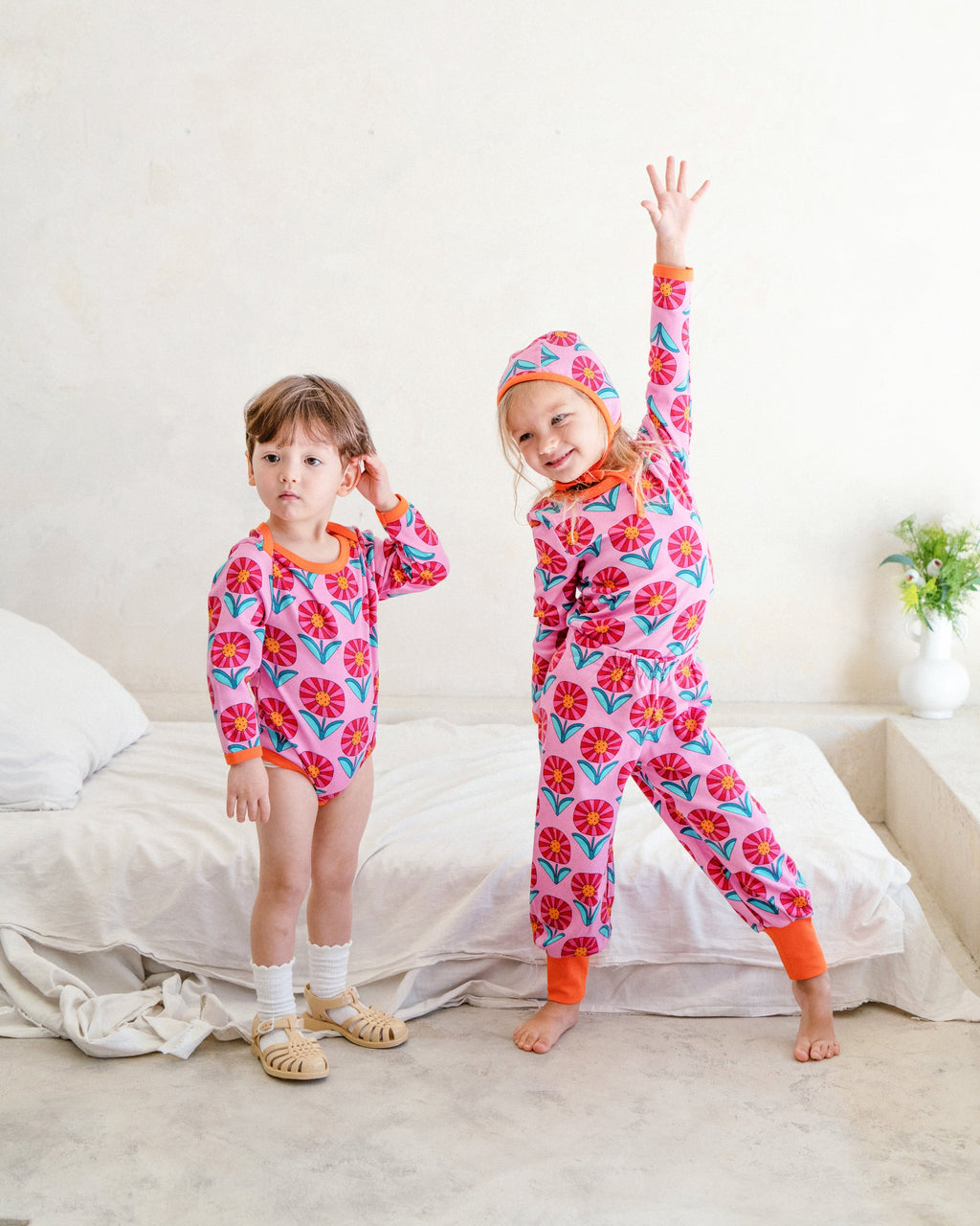 organic cotton - Remy Bodysuit - Sunny Flower - Bodysuit - Ameelo - baby kids clothing