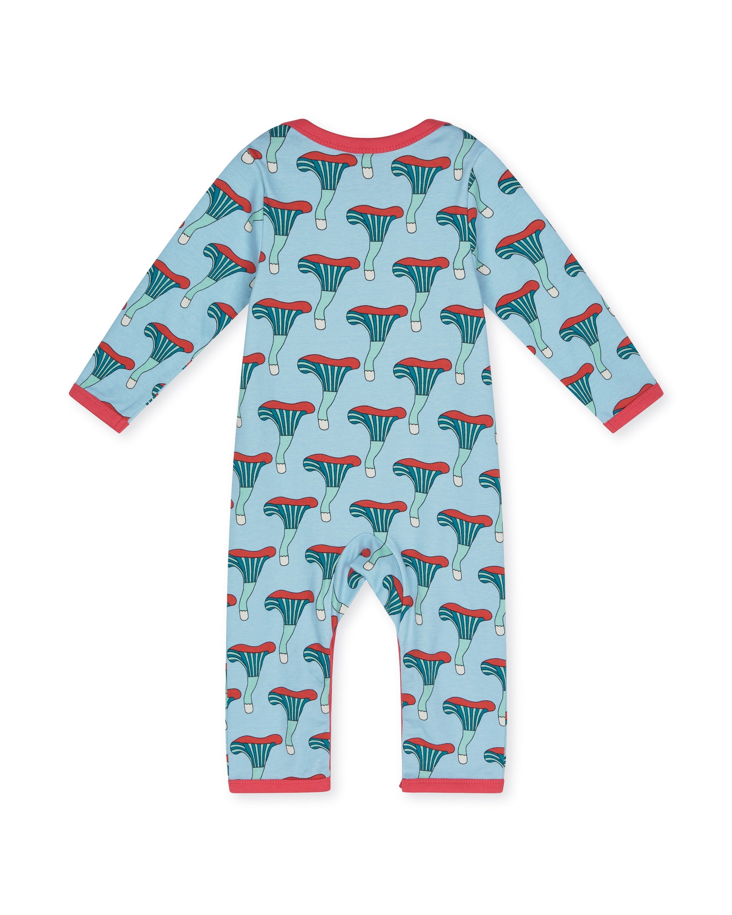 organic cotton - Riley Romper - Mushroom - Romper - Ameelo - baby kids clothing