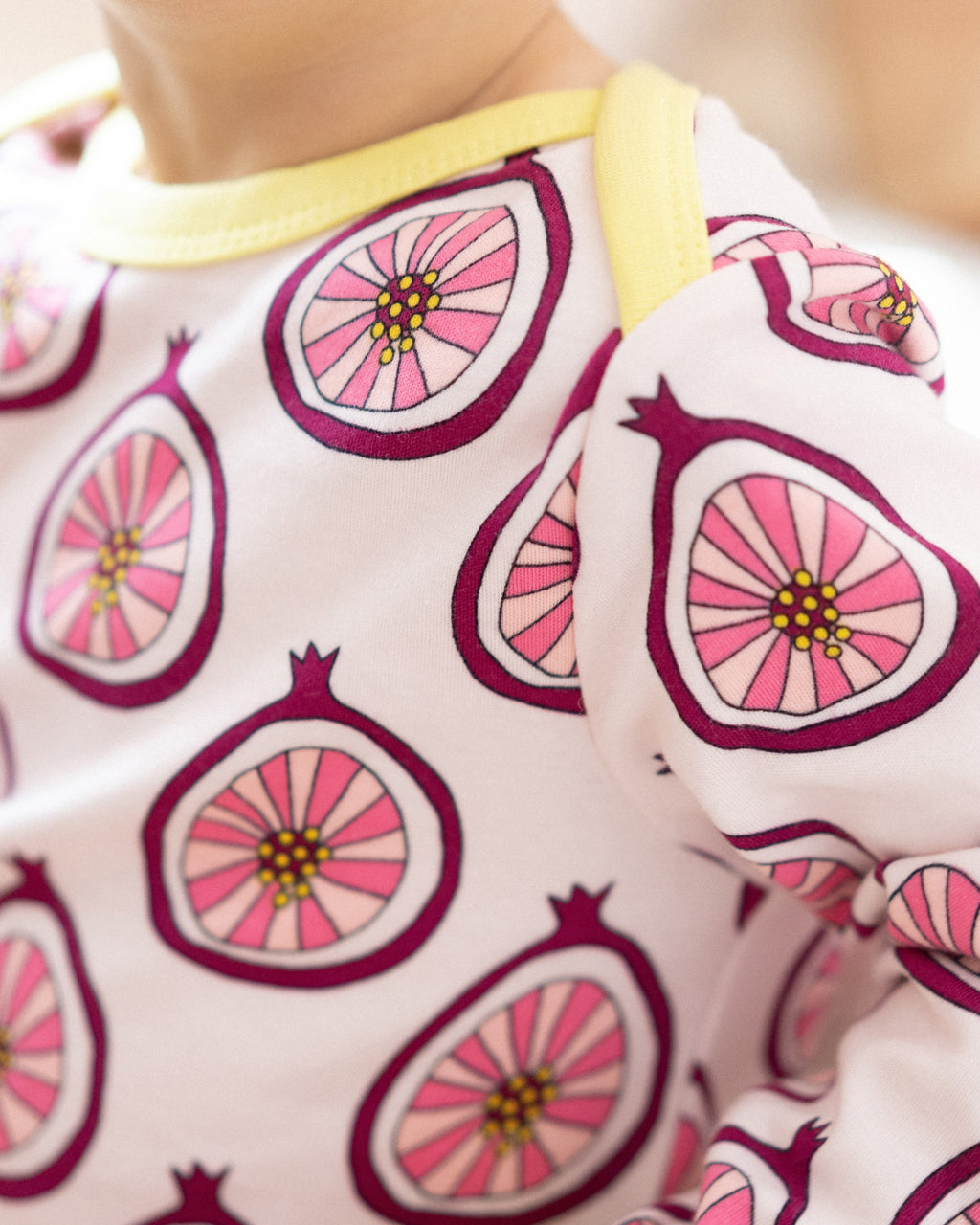 organic cotton - Riley Romper - Pomegranate - Romper - Ameelo - baby kids clothing