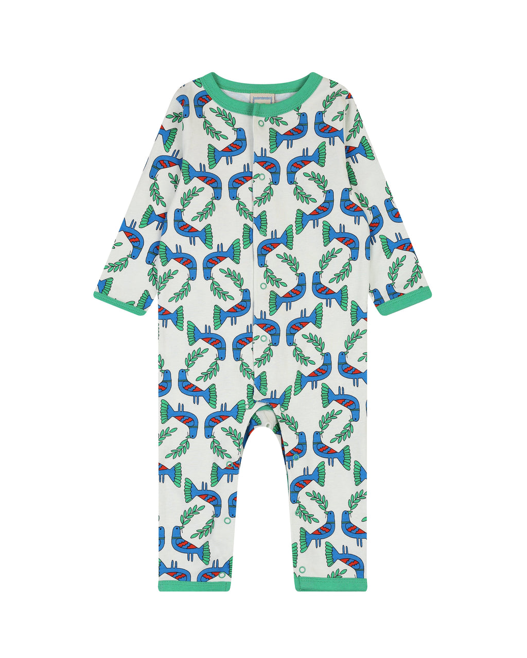 organic cotton - Robin Romper - Blue Bird - Romper - Ameelo - baby kids clothing