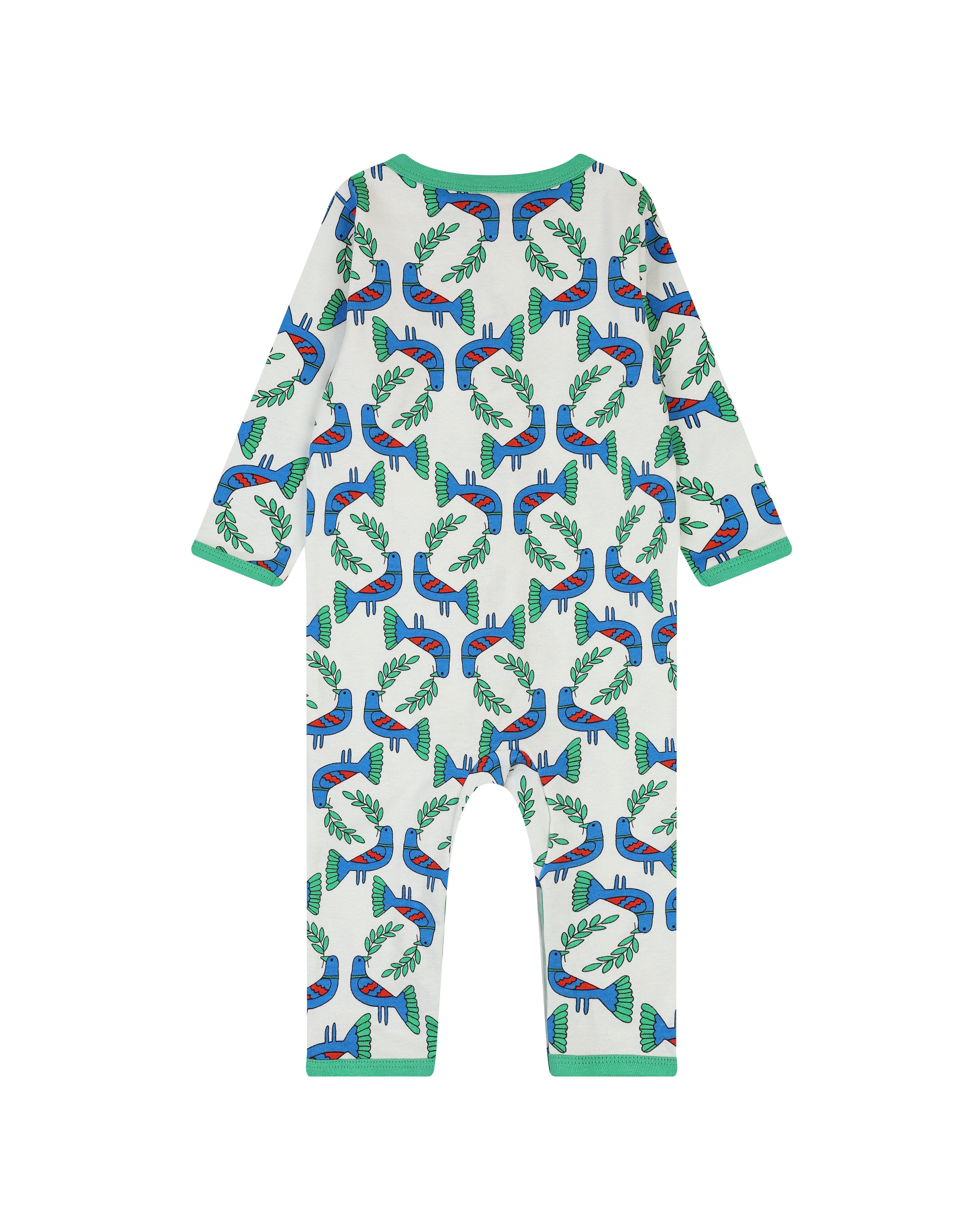 organic cotton - Robin Romper - Blue Bird - Romper - Ameelo - baby kids clothing