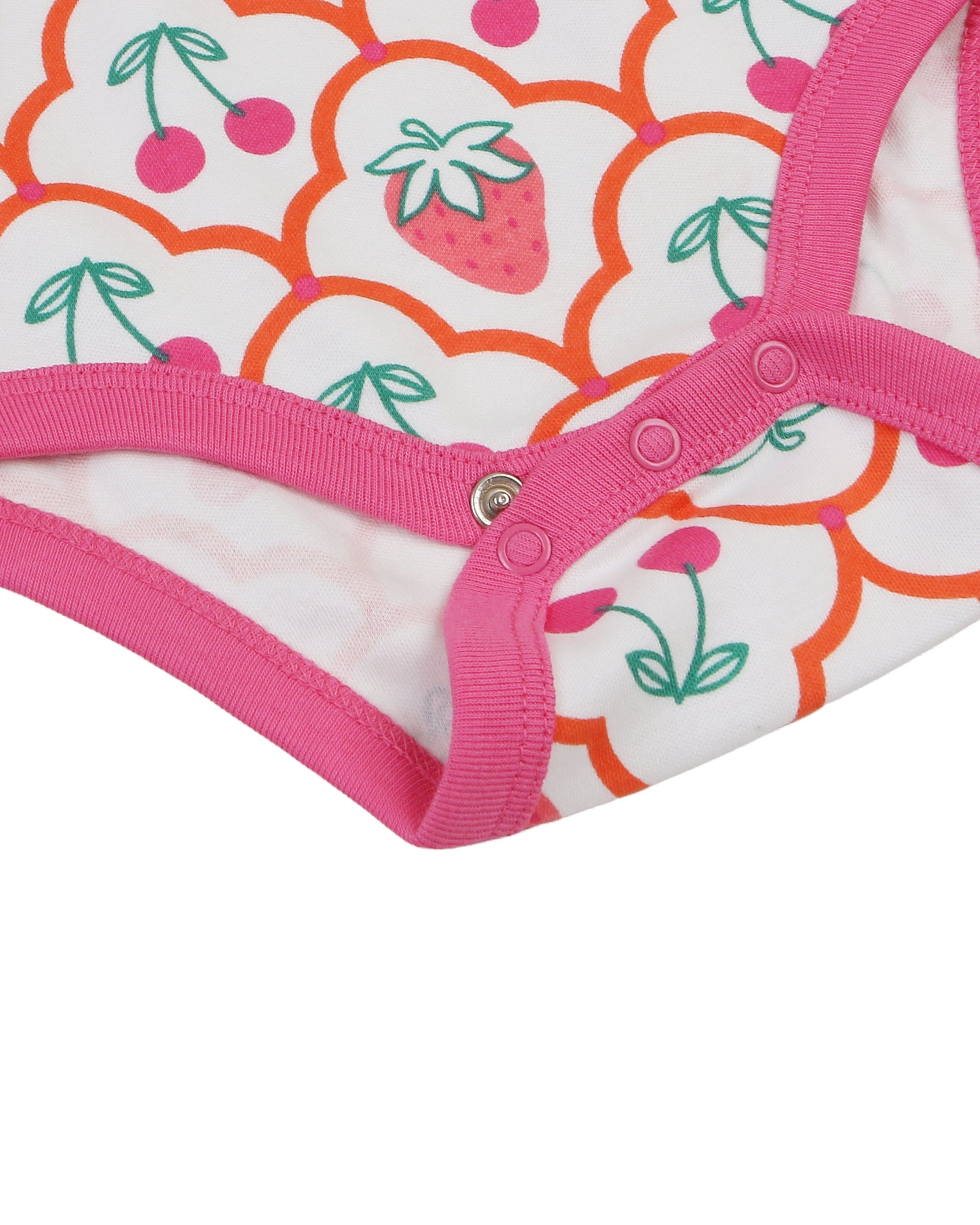 organic cotton - Rory Bodysuit - Cherry Berry - Bodysuit - Ameelo - baby kids clothing