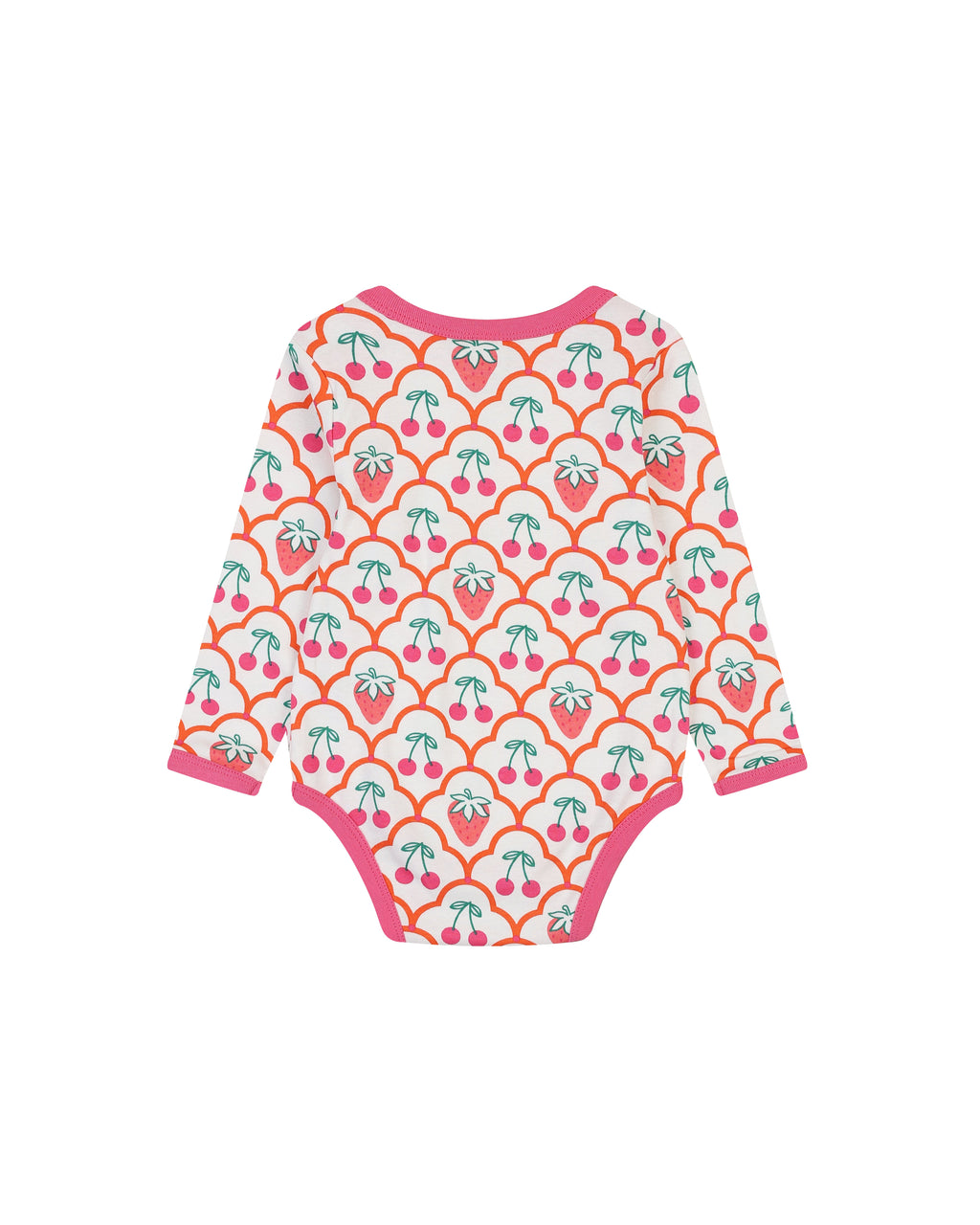 organic cotton - Rory Bodysuit - Cherry Berry - Bodysuit - Ameelo - baby kids clothing