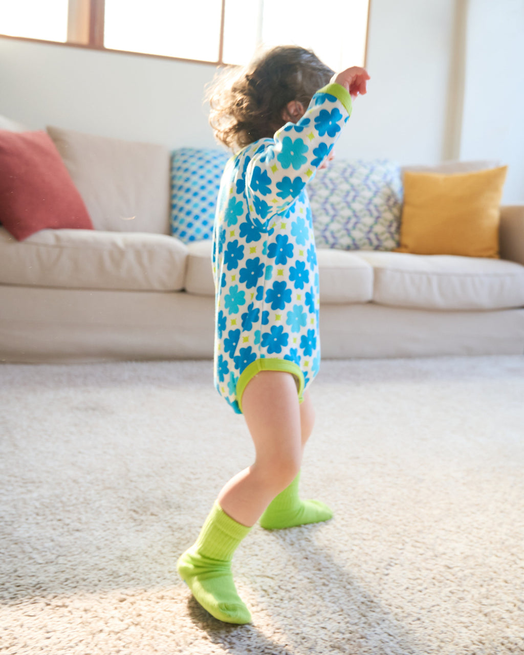 organic cotton - Rory Bodysuit - Sky Clover - Bodysuit - Ameelo - baby kids clothing