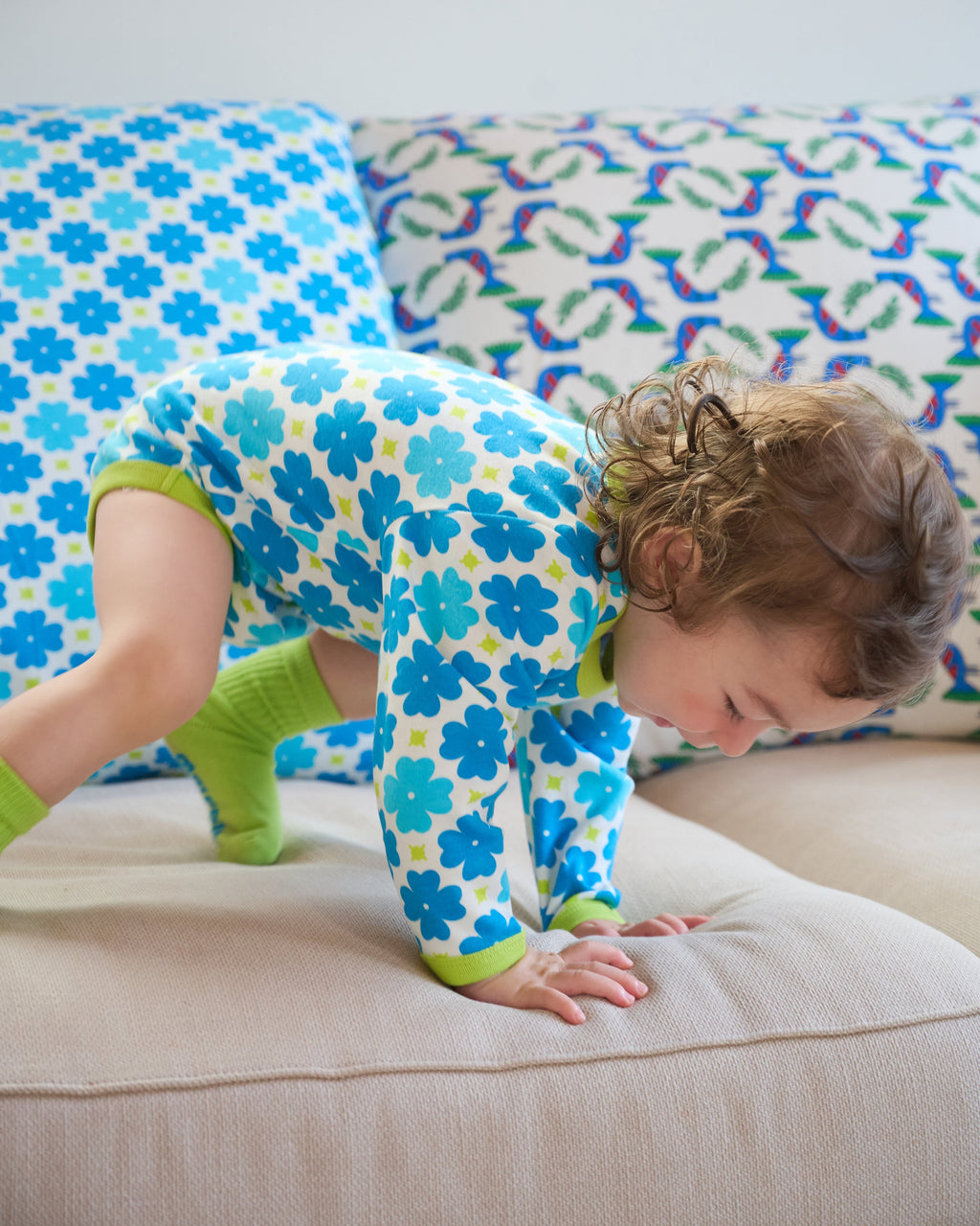 organic cotton - Rory Bodysuit - Sky Clover - Bodysuit - Ameelo - baby kids clothing