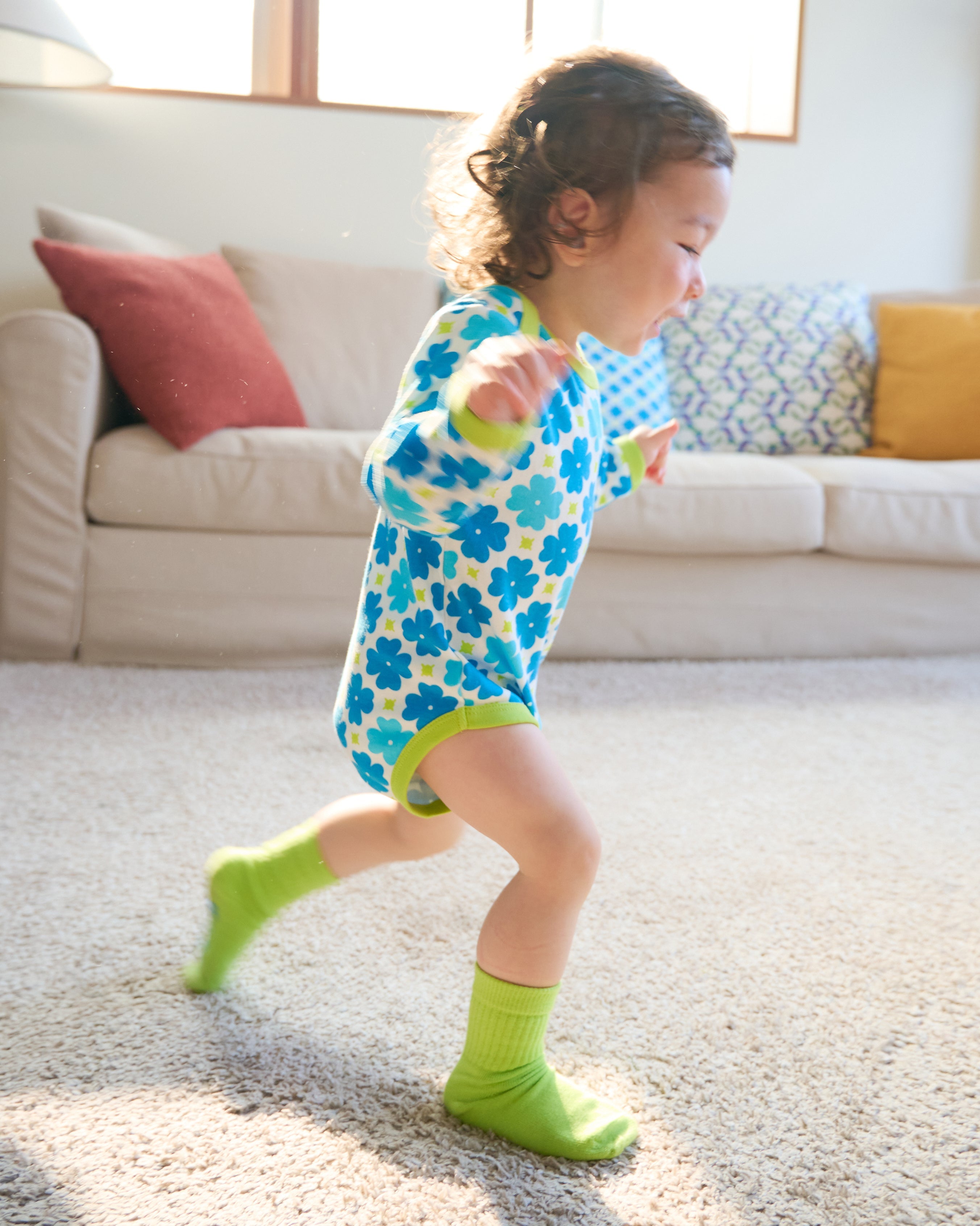 organic cotton - Rory Bodysuit - Sky Clover - Bodysuit - Ameelo - baby kids clothing