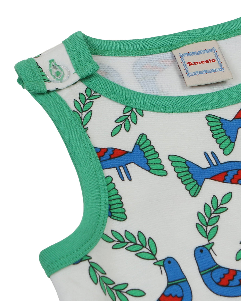 organic cotton - Rumi Dungarees - Blue Bird - Dungarees - Ameelo - baby kids clothing